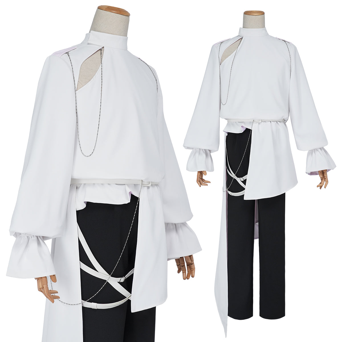 HOLOUN Alien Stage Luka Cosplay Costume White Fancy Party Tailing Shir ...