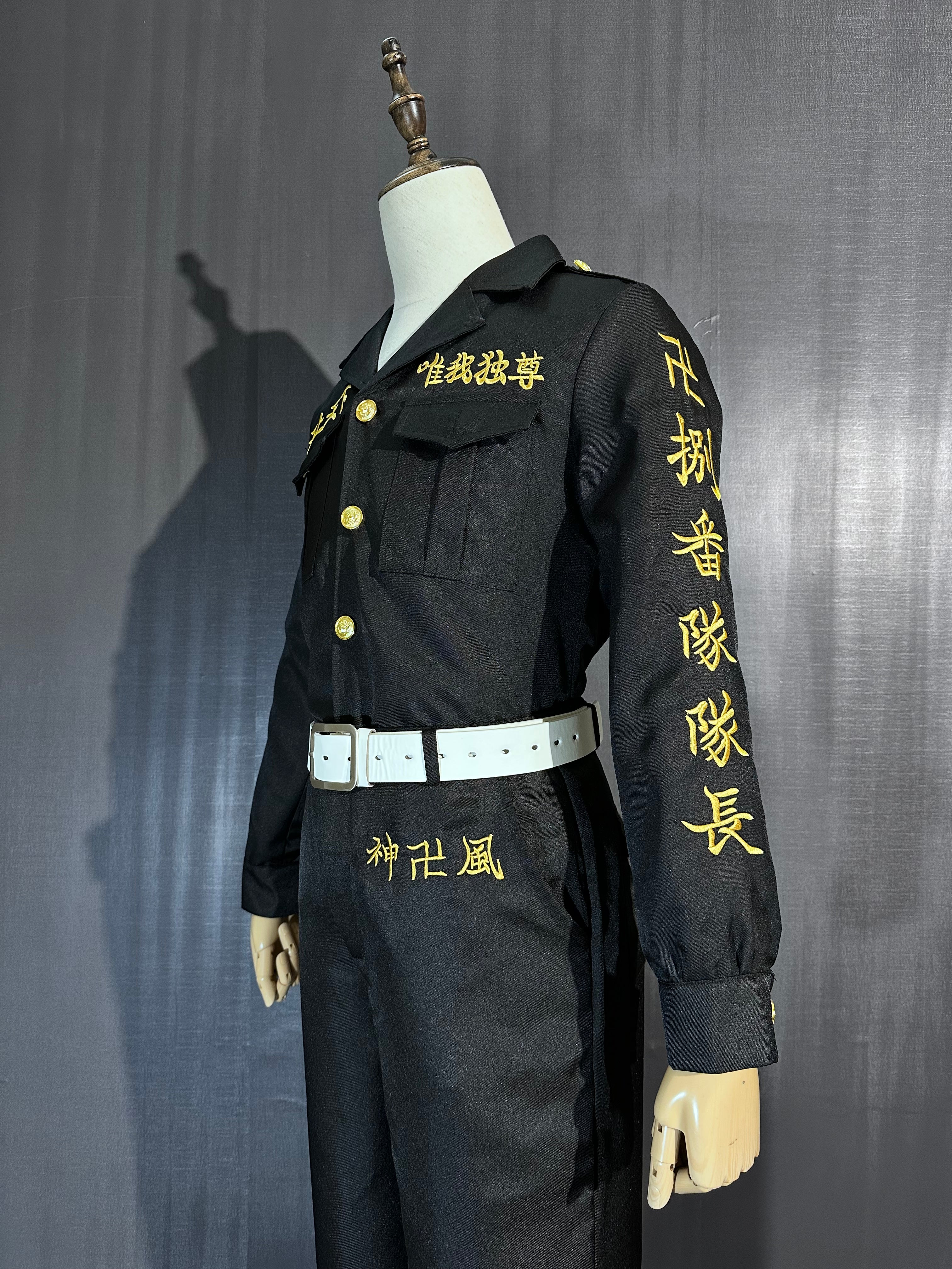 HOLOUN Tokyo Anime Cosplay Costume First Generation Toman Special Attack Uniform Embroidery Vice-President Captain