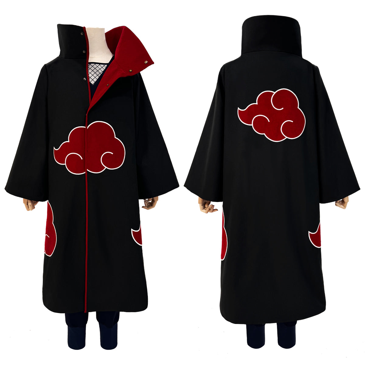 HOLOUN Anime Uchiha Itachi Uchiha Sasuke Cosplay Costume Hawk Team Cloak Pain Konan Sasori Christmas