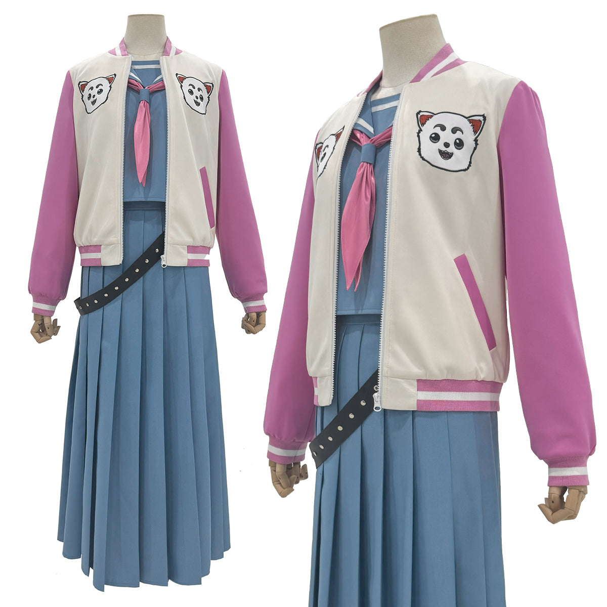 Pre-sale HOLOUN Gintama Anime Kagura Cosplay Costume Jacket Sailor Jk Uniform Halloween Christmas Animation Convention Latest Version