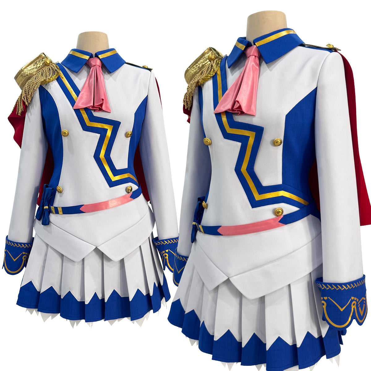 Pre-sale HOLOUN Derby Game Tokai Teio Cosplay Costume Halloween Convention Christmas Red Shawl JK Skirt Gloves Gift