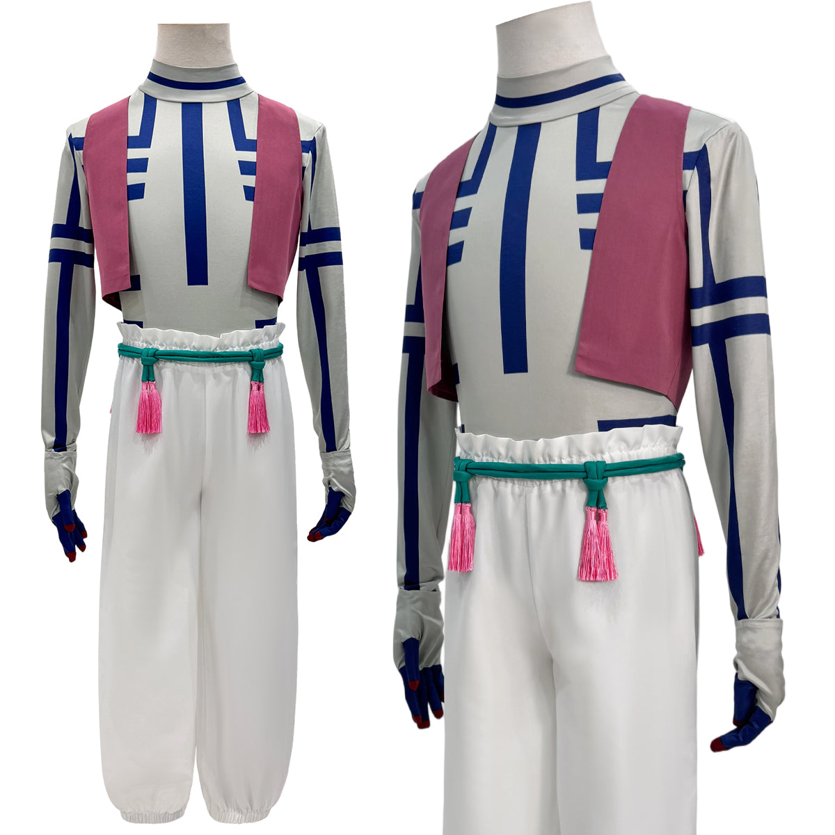 Pre-sale HOLOUN Anime Akaza Hakuji Cosplay Costume Convention Halloween Christmas T-shirt Vest Pants Gloves