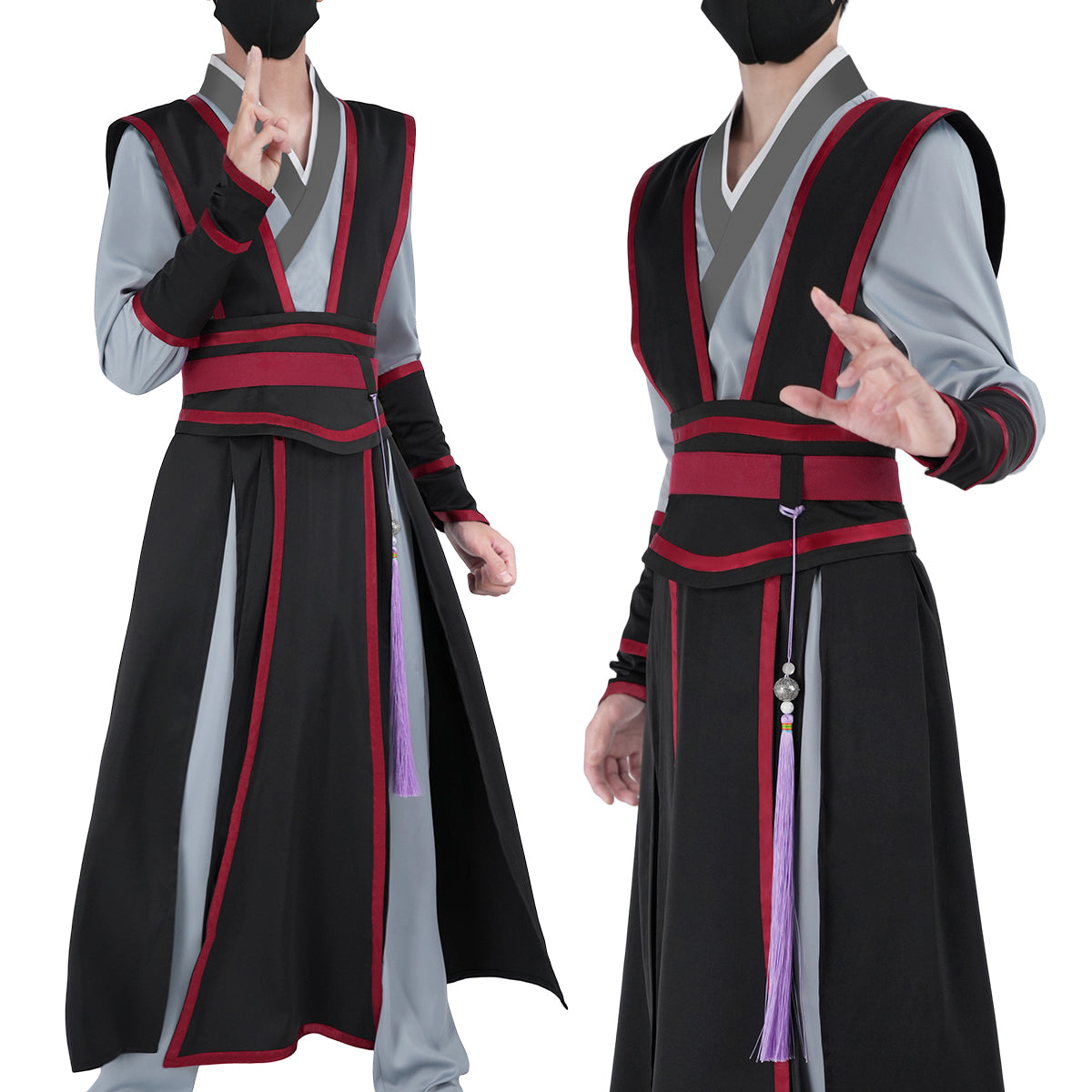 Pre-sale HOLOUN Mo Dao Zu Shi Anime Wei Wuxian Cosplay Costume Grandmaster of Demonic Cultivation Halloween Christmas Convention