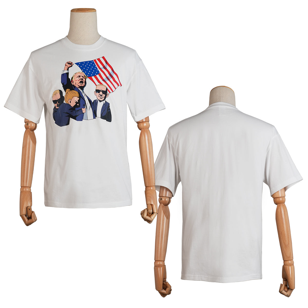 Donald Trump 2024 President Black White T-shirt Daily Wear Make America Great Again Thanksgiving Day Christmas Gift