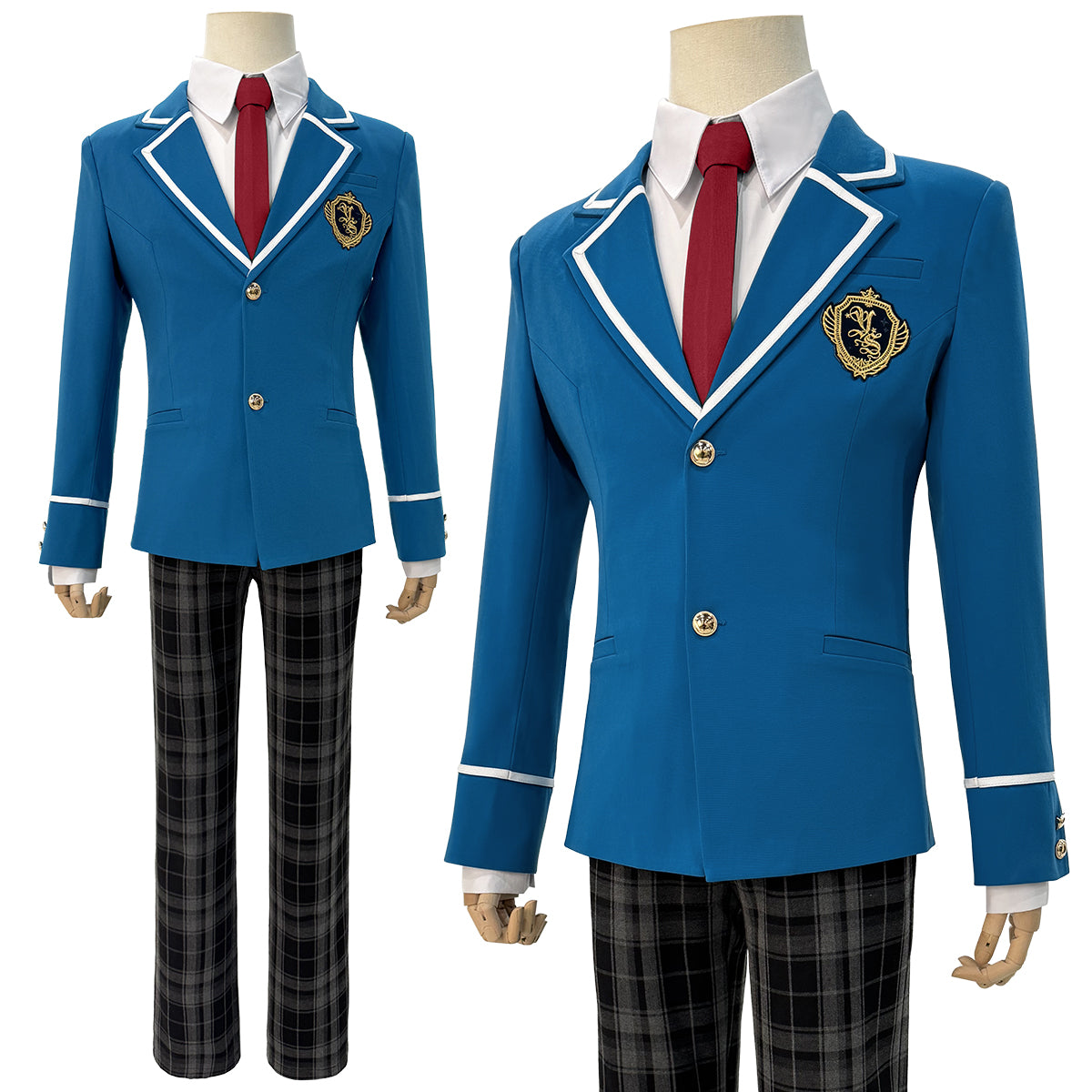 HOLOUN Ensemble Stars Game ShiratoriAira Hidaka Hokuto Sakuma Rei CosplayCostume Embroidery Suit Pants Shirt Tie Daily Wearing