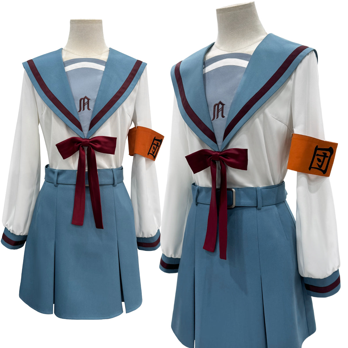 Pre-sale HOLOUN The Melancholy of Haruhi Suzumiya Anime Haruhi Suzumiya Cosplay Costume JK Skirt School Uniform Halloween Christmas