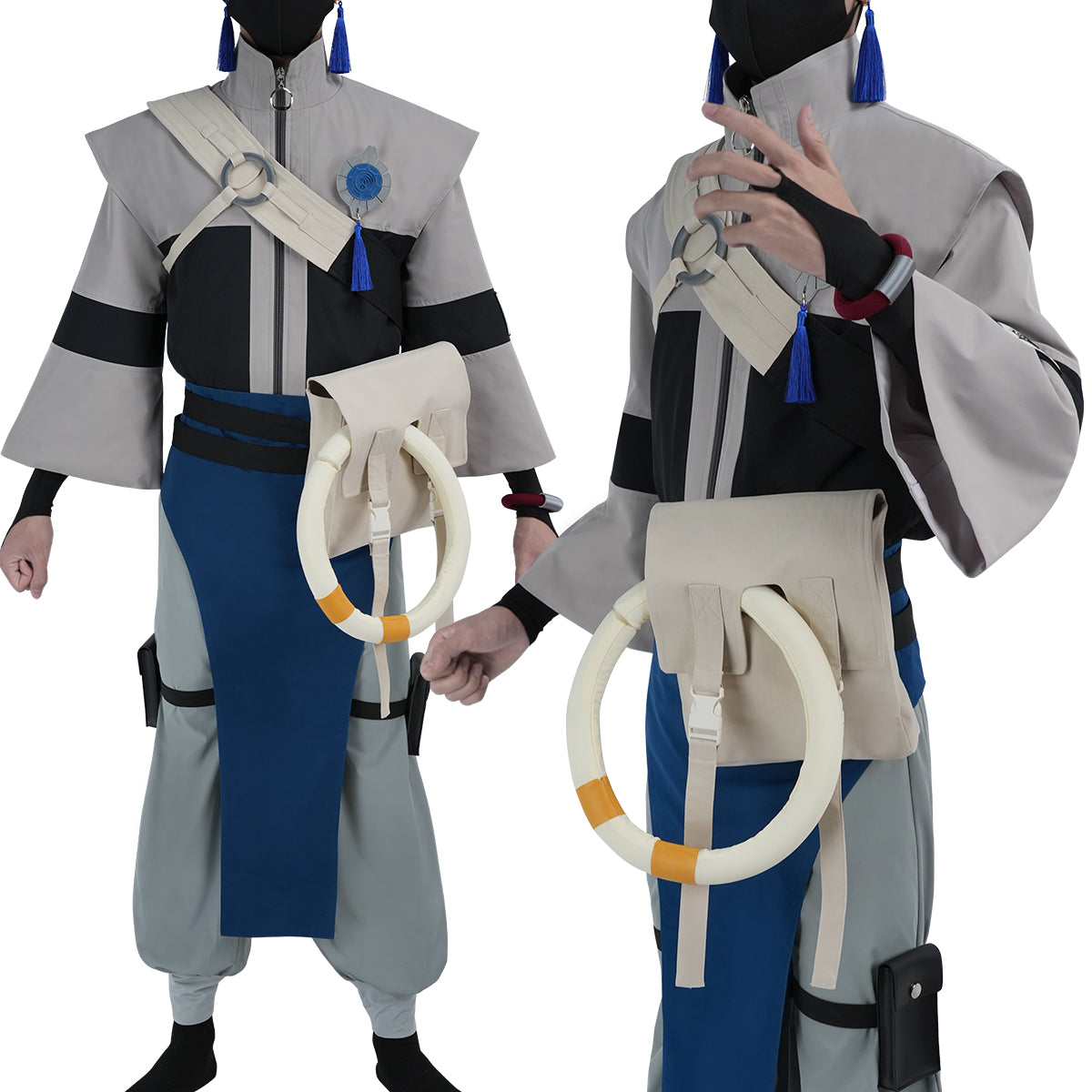 Pre-sale HOLOUN Gachiakuta Anime Zanka Cosplay Costume Wig Convention Halloween Christmas Embroidery Jacket Pants Bag