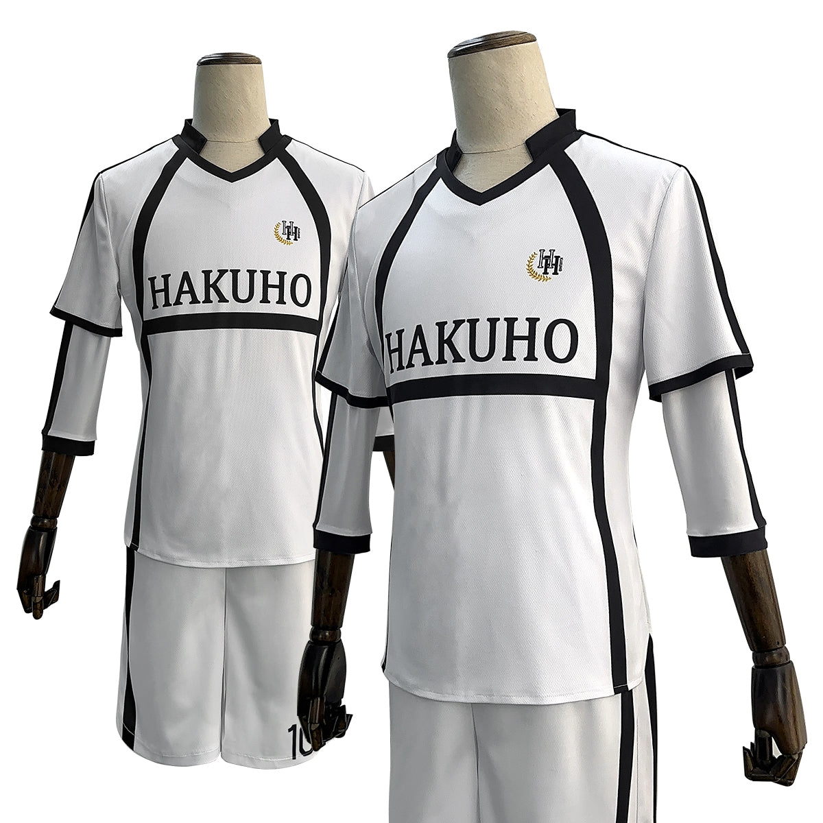 HOLOUN Blue Lock Anime Reo Mikage NO.10 Cosplay Costume Jersey Wig Rose Net Football Soccer Uniform Daily Sport Wearing