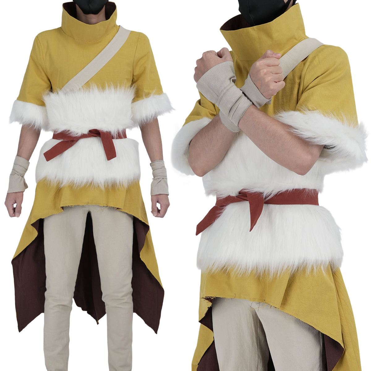 HOLOUN Dr.STONE Anime Saionji Ukyo Cosplay Costume Pants Hat Animation Convention 2025 Halloween Christmas Gift
