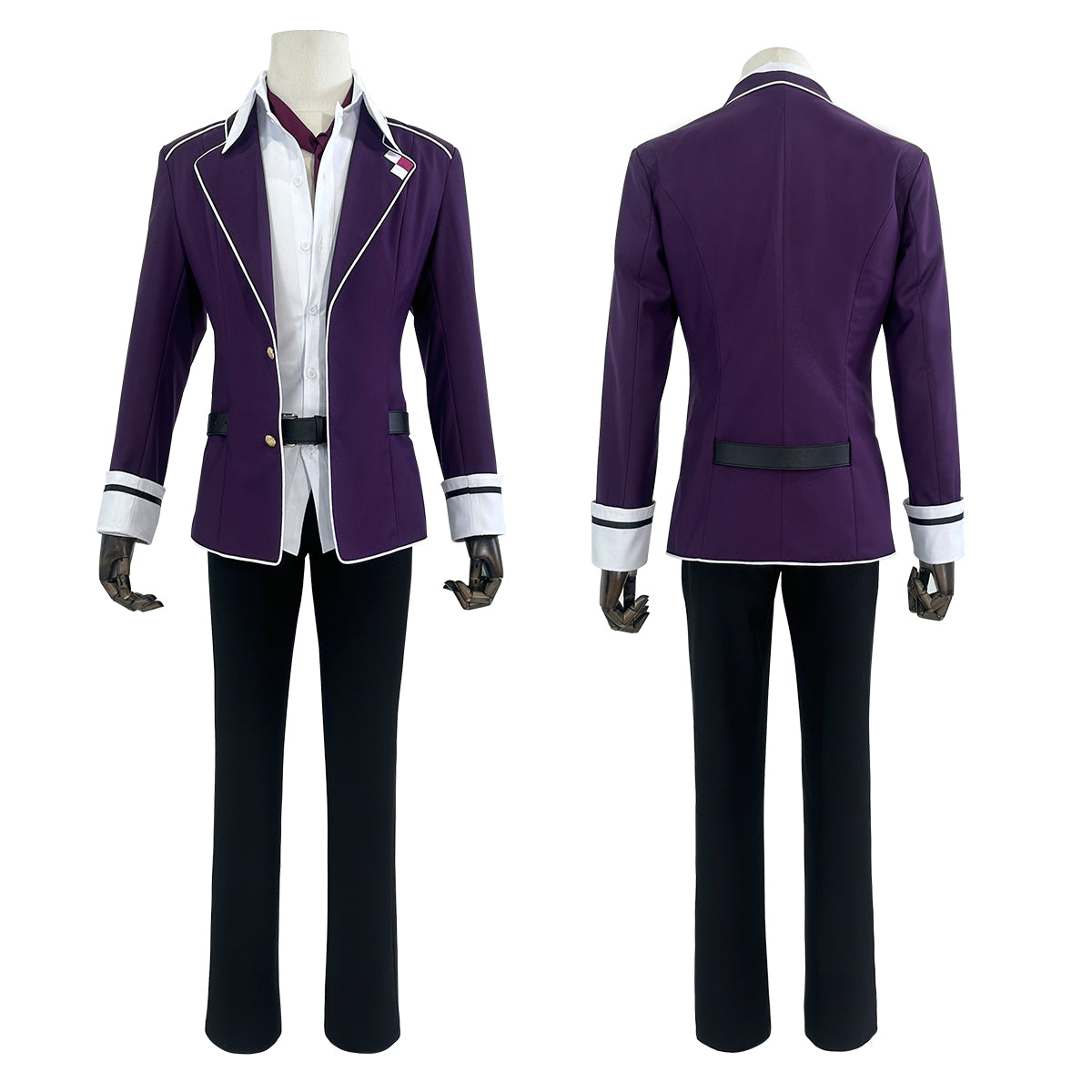 HOLOUN Diabolik Lovers Anime Sakamaki Ayat Cosplay Costume School Uniform Embroidery Suit Pants Shirt Tie Daily Wear Cos