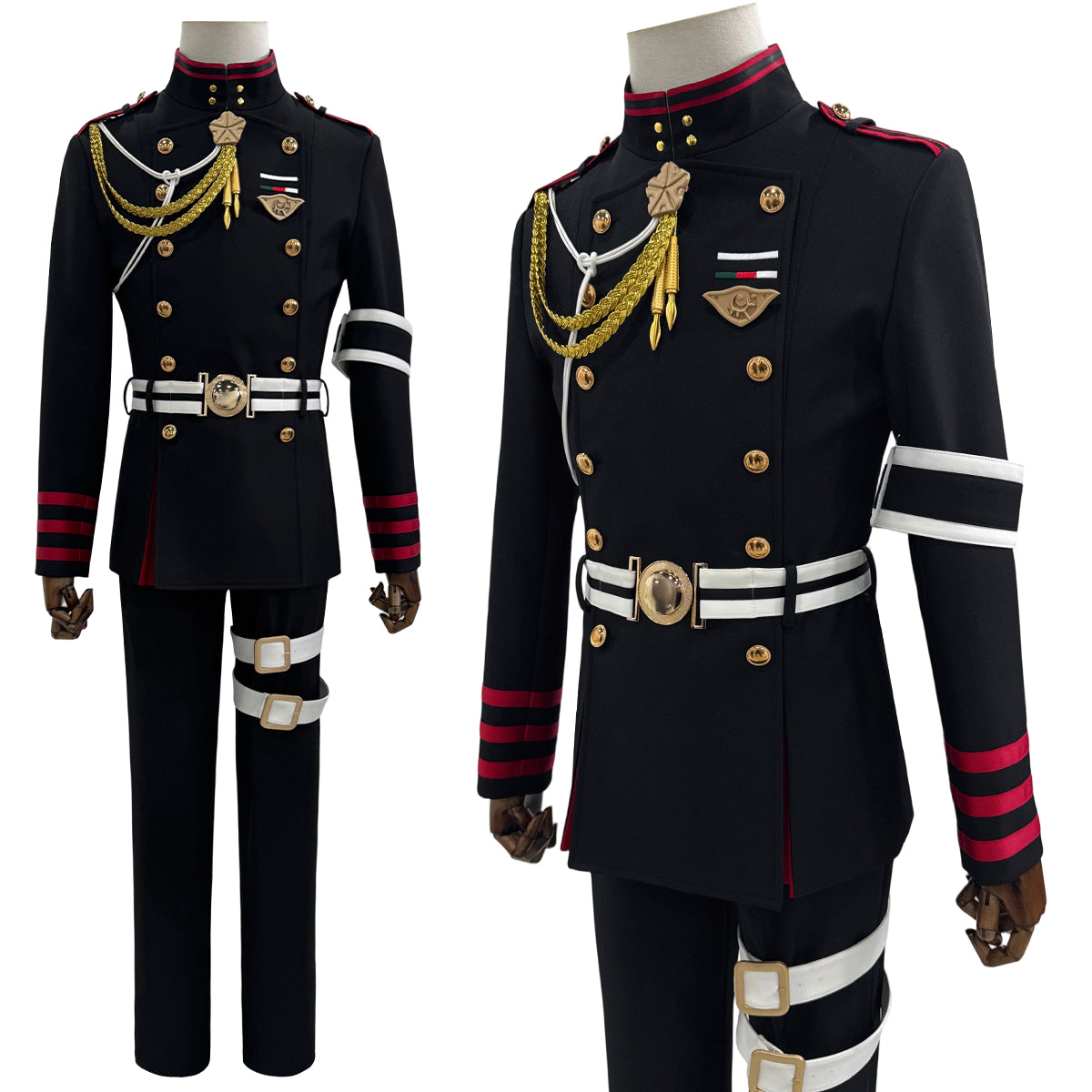 Pre-sale HOLOUN Seraph Of The End Anime Guren Ichinose Cosplay Costume Coat Pants Belt Uniform Halloween Christmas Convention