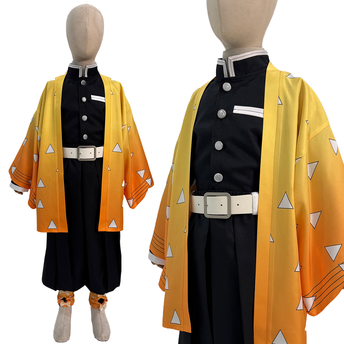 Pre-sale HOLOUN Anime Tomioka Giyuu Kochou Shinobu Agatsuma Zenitsu Kamado Tanjirou Cosplay Costume  Kid Child Haori Top Pants Halloween Christmas