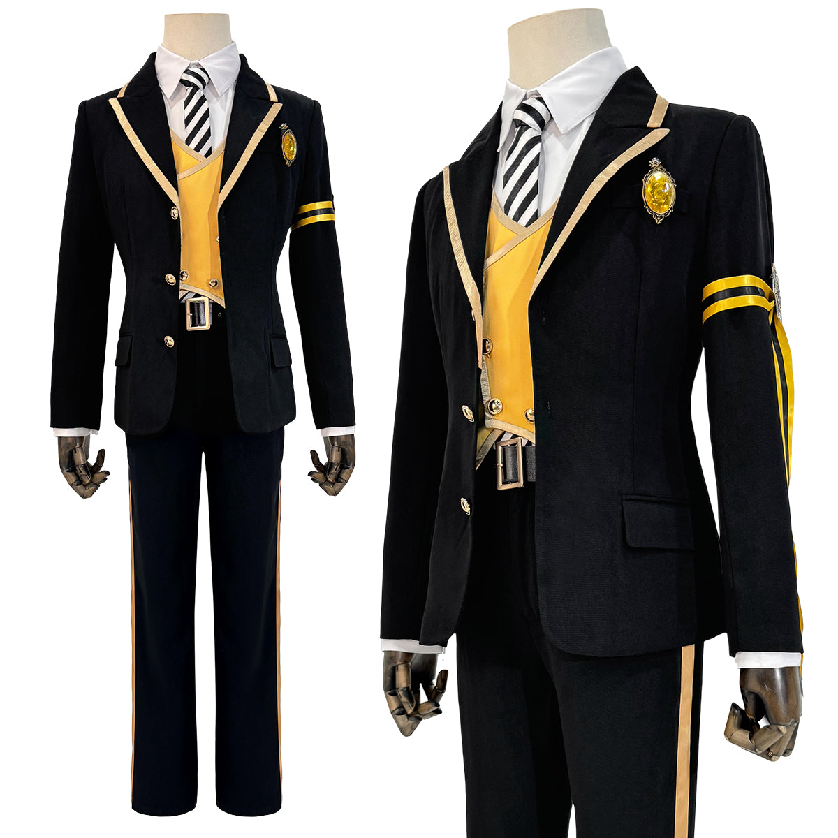 HOLOUN Twisted Game Savanaclaw Cosplay Costume School Uniform Suit Vest Shirt Tie