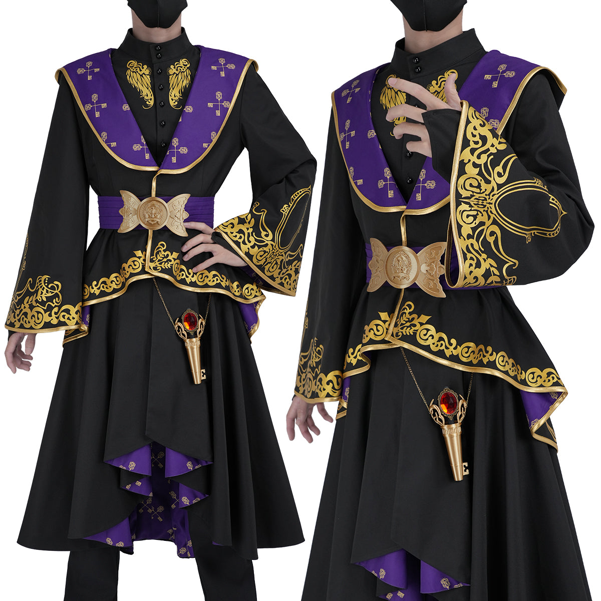 HOLOUN Twisted Game Cosplay Costume Ceremonial Robes Heartslabyul Savanaclaw Octavinelle Scarabia Pomefiore ‌Ignihyde Diasomnia