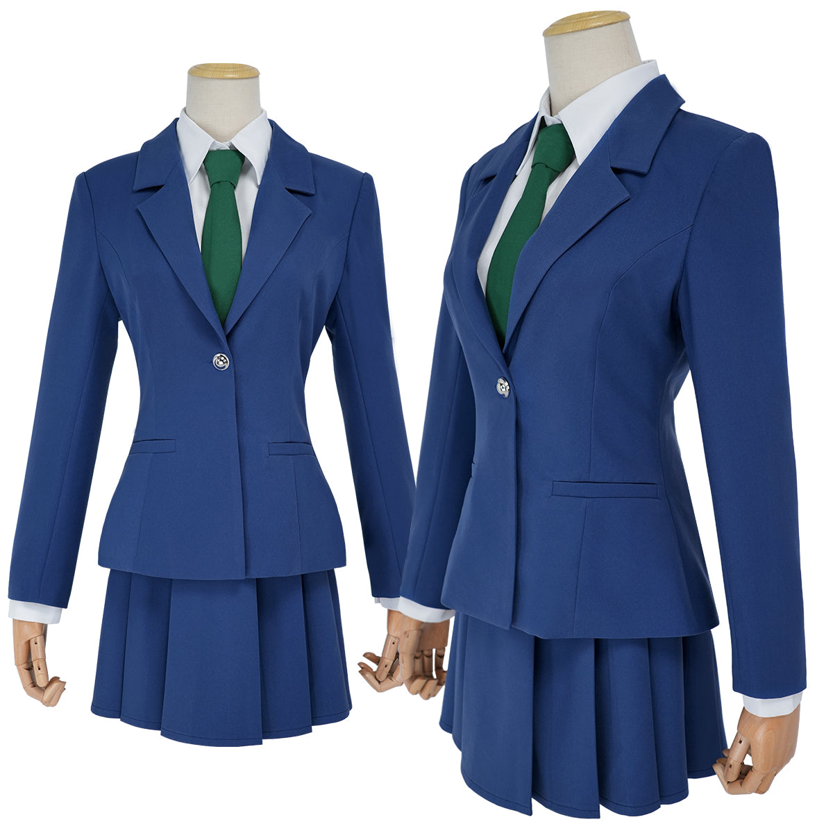 HOLOUN Detective Conan Anime Rachel Moore Mouri Ran Cosplay Suit Shirt Skirt Tie Costume Halloween Thanksgiving Christmas Daily