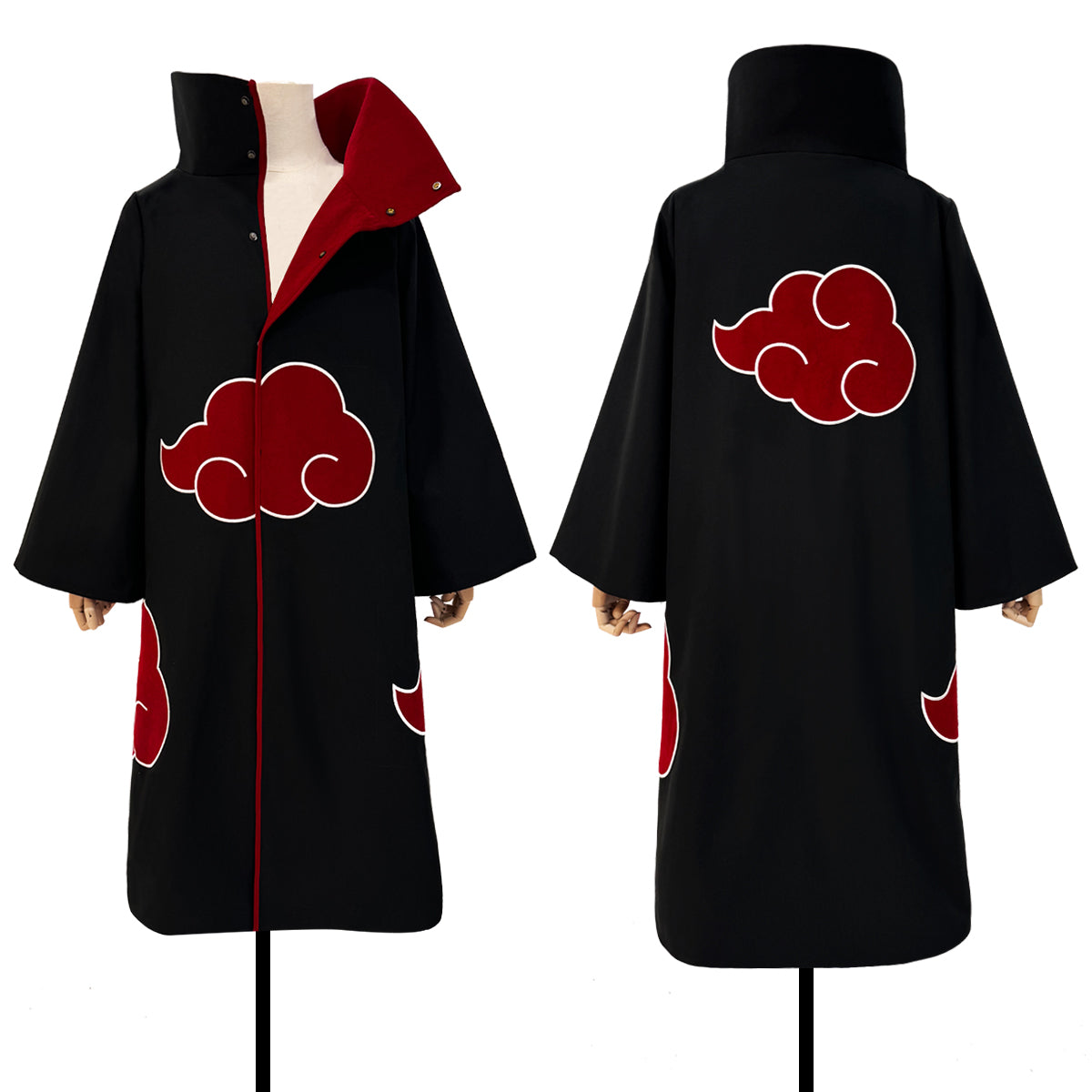 HOLOUN Anime Uchiha Itachi Uchiha Sasuke Cosplay Costume Hawk Team Cloak Pain Konan Sasori Christmas