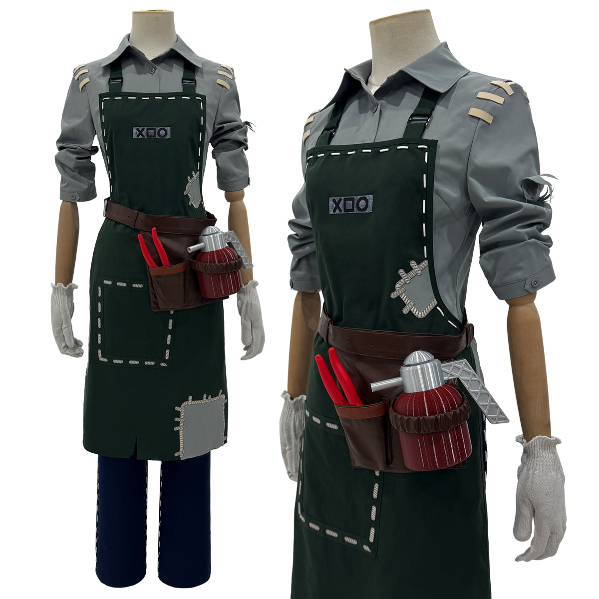 Pre-sale HOLOUN Identity V Game Emma Woods Gardener Cosplay Costume Halloween Convention Christmas Shirt Pants Apron Hat Gloves