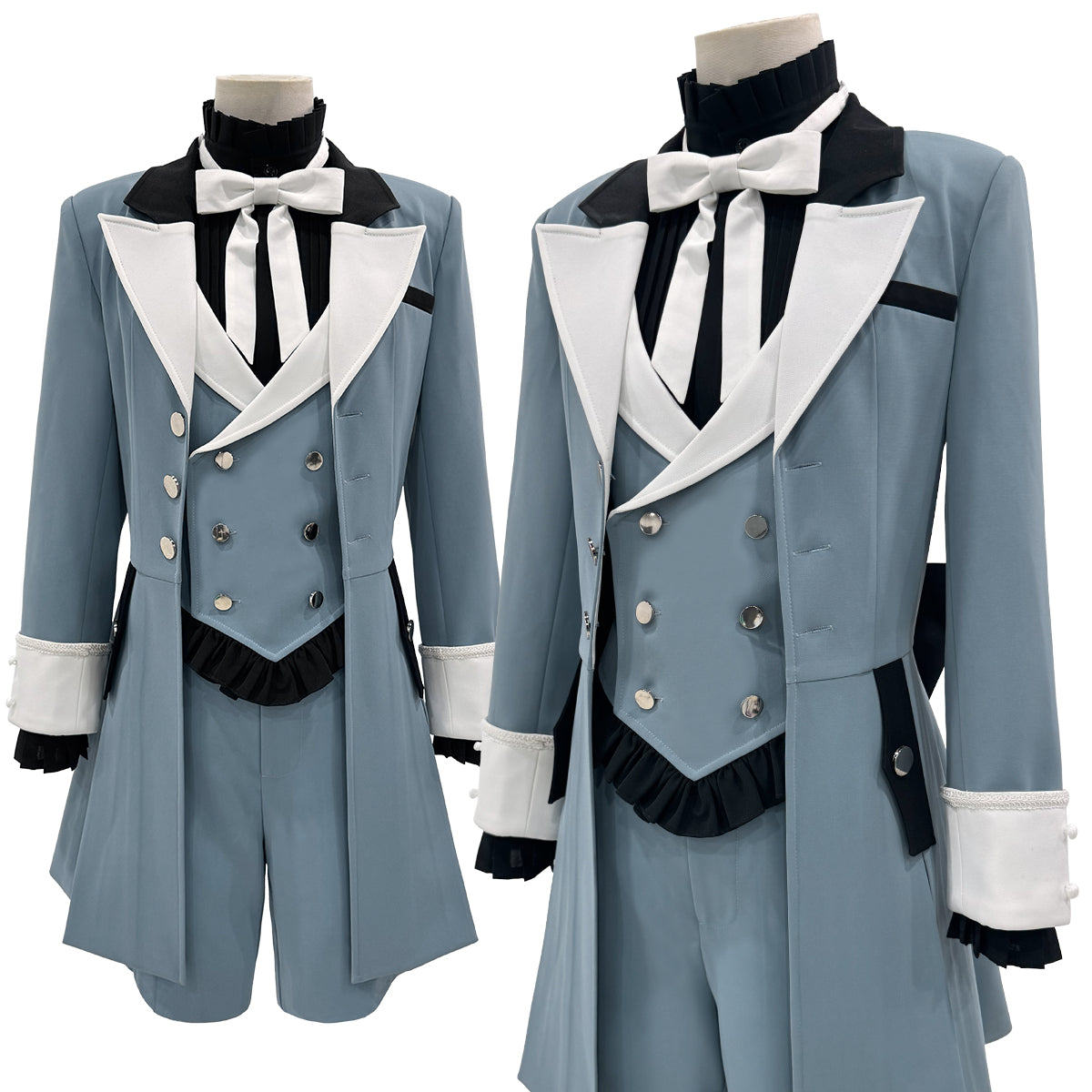 Pre-sale HOLOUN Anime Ciel Phantomhive Brother Cosplay Costume Coat Shorts Shirt Vest Animation Convention Halloween Christmas