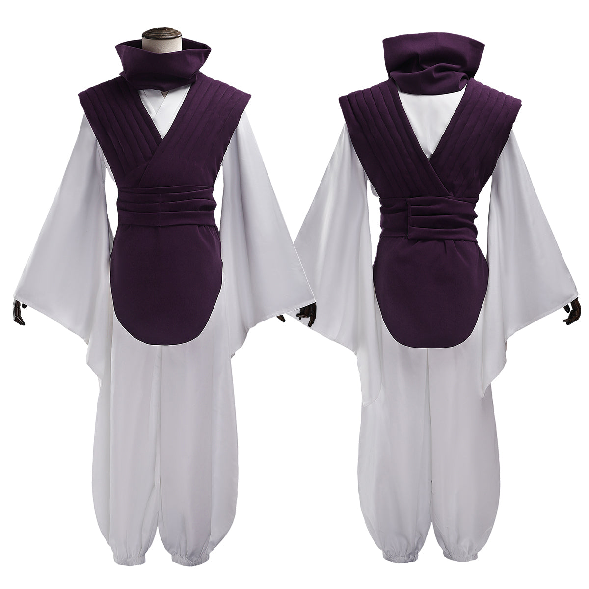 HOLOUN Jujutsu JJK Manga Anime Choso Cosplay Costume Purple Vest Neck ...