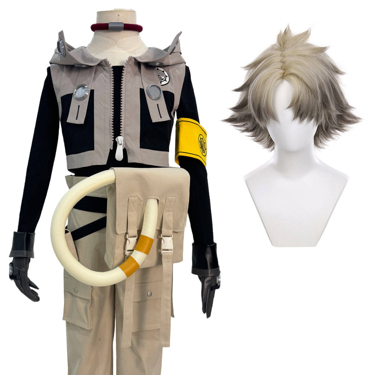 Pre-sale HOLOUN Gachiakuta Anime Rudo Cosplay Costume Convention Halloween Christmas Embroidery Armband T-Shirt Pants Coat Bag Gloves