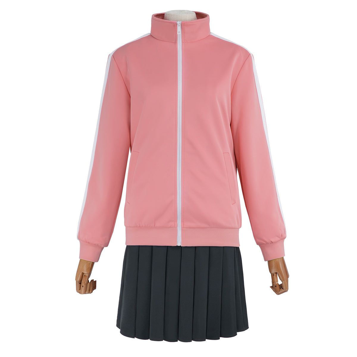 HOLOUN Bocchi The Rock Anime Gotoh Hitori Cosplay Costume Pink Tracksuit JK Skirt Pants T-shirt School Uniform Daily Wear