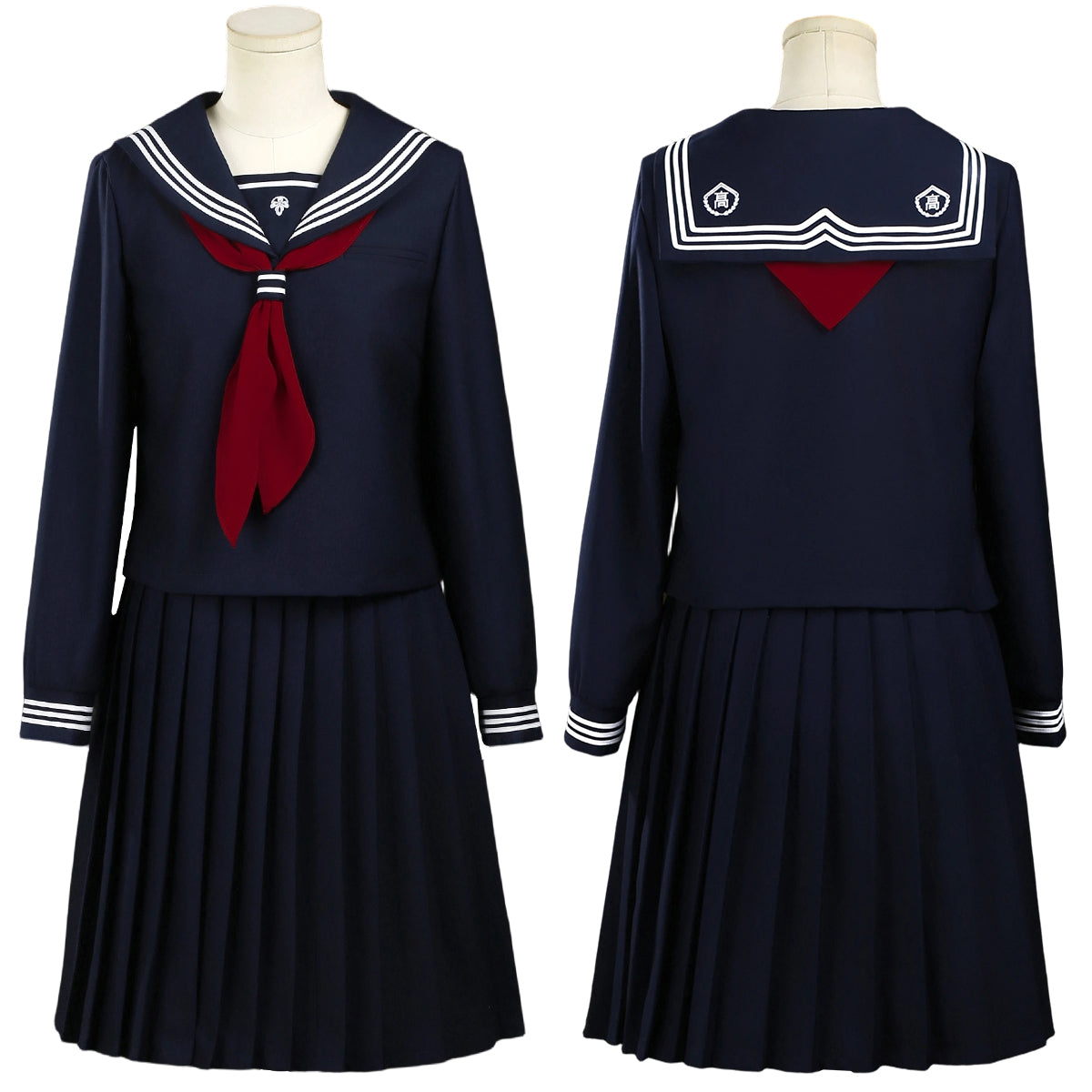 HOLOUN Silent Game Hinako Shimizu Cosplay Costume JK Skirt School Uniform Convention Halloween Christmas