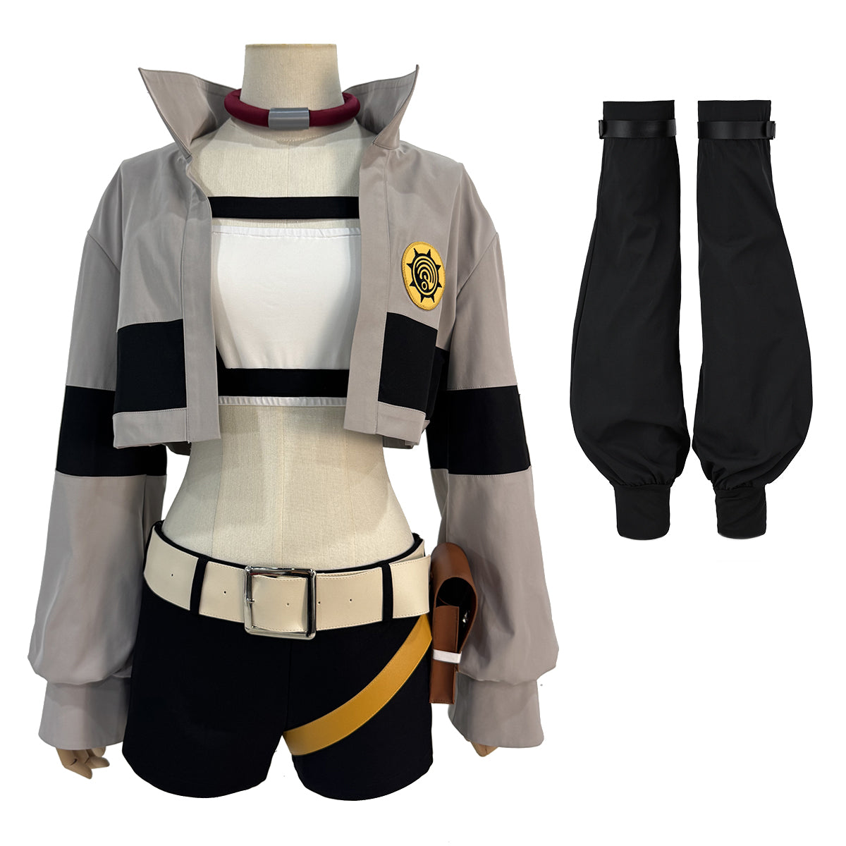 Pre-sale HOLOUN Gachiakuta Anime Riyo Cosplay Costume Convention Halloween Christmas Embroidery Top Vest Short Backpack Waist Bag