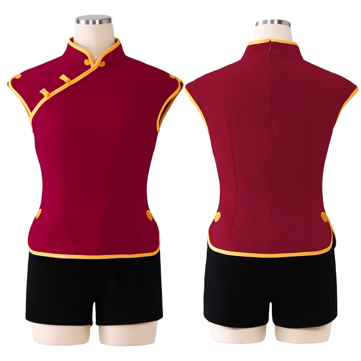 HOLOUN Gintama Anime Kagura Cosplay Costume Long Sleeves Sleeveless Red China Costumes Pants Shorts Halloween Christmas