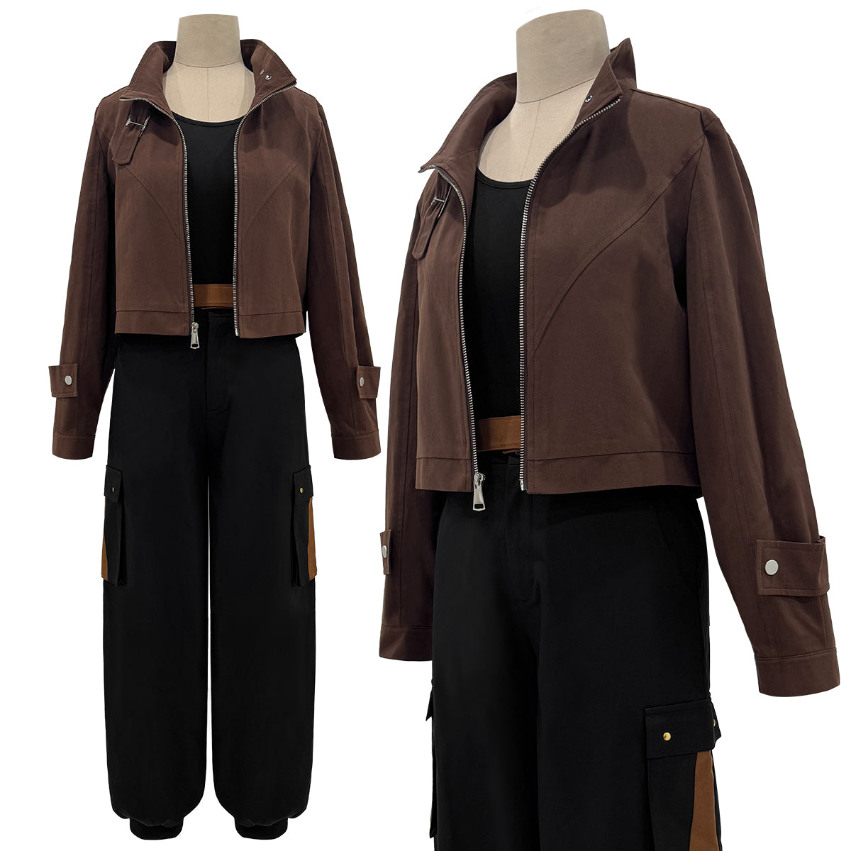 Pre-sale HOLOUN Xiao Hei Anime Luye Cosplay Costume Uniform Coffee Jacket Black Pants Animation Convention Halloween Christmas Daily Wear