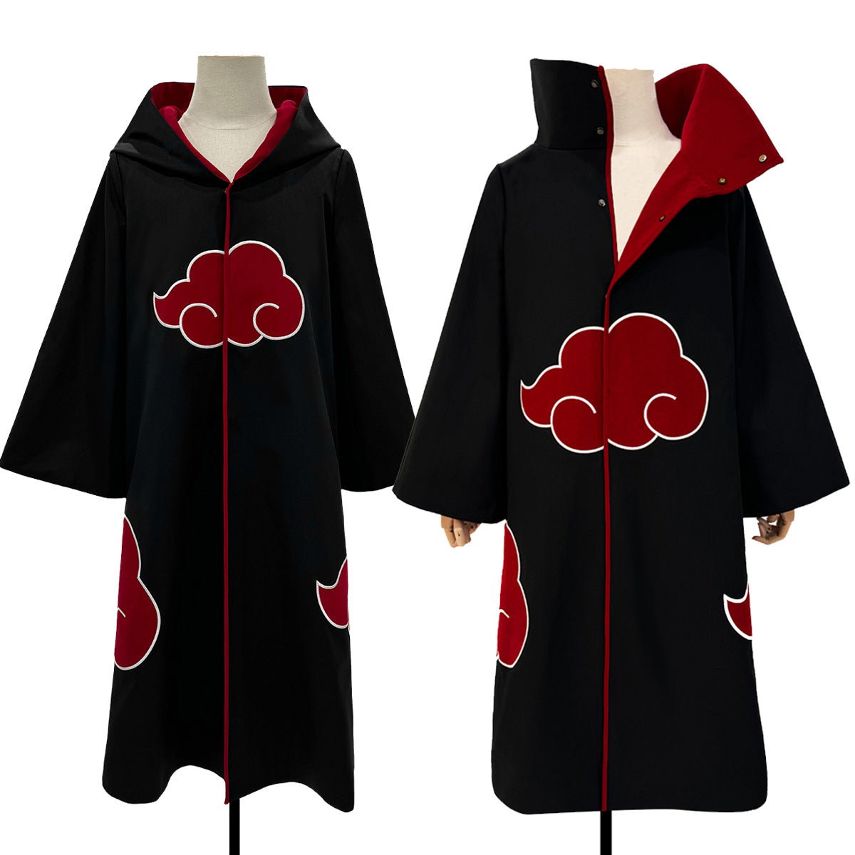 HOLOUN Anime Uchiha Itachi Uchiha Sasuke Cosplay Costume Hawk Team Cloak Pain Konan Sasori Christmas