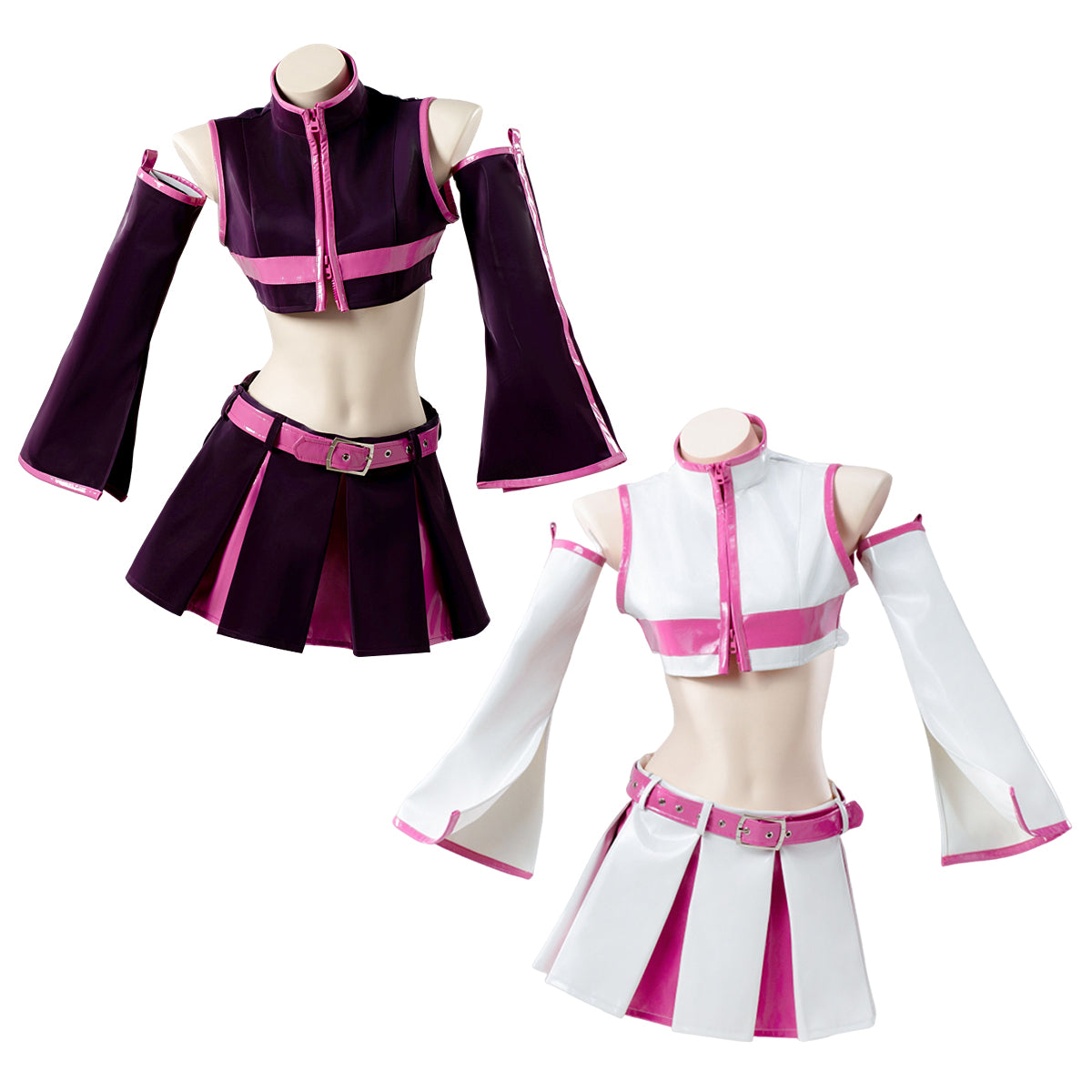 HOLOUN 2.5 Dimensional Seduction Anime Lilysa Amano Mikari Tachibana Cosplay Costume Skirt Top Belt Cos Convention Halloween