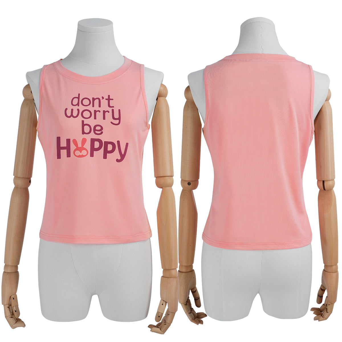 HOLOUN Zoo Movie Judith Hopps Cosplay Costume Vest Sleeveless T-shirt Halloween Christmas Convention Daily Wear