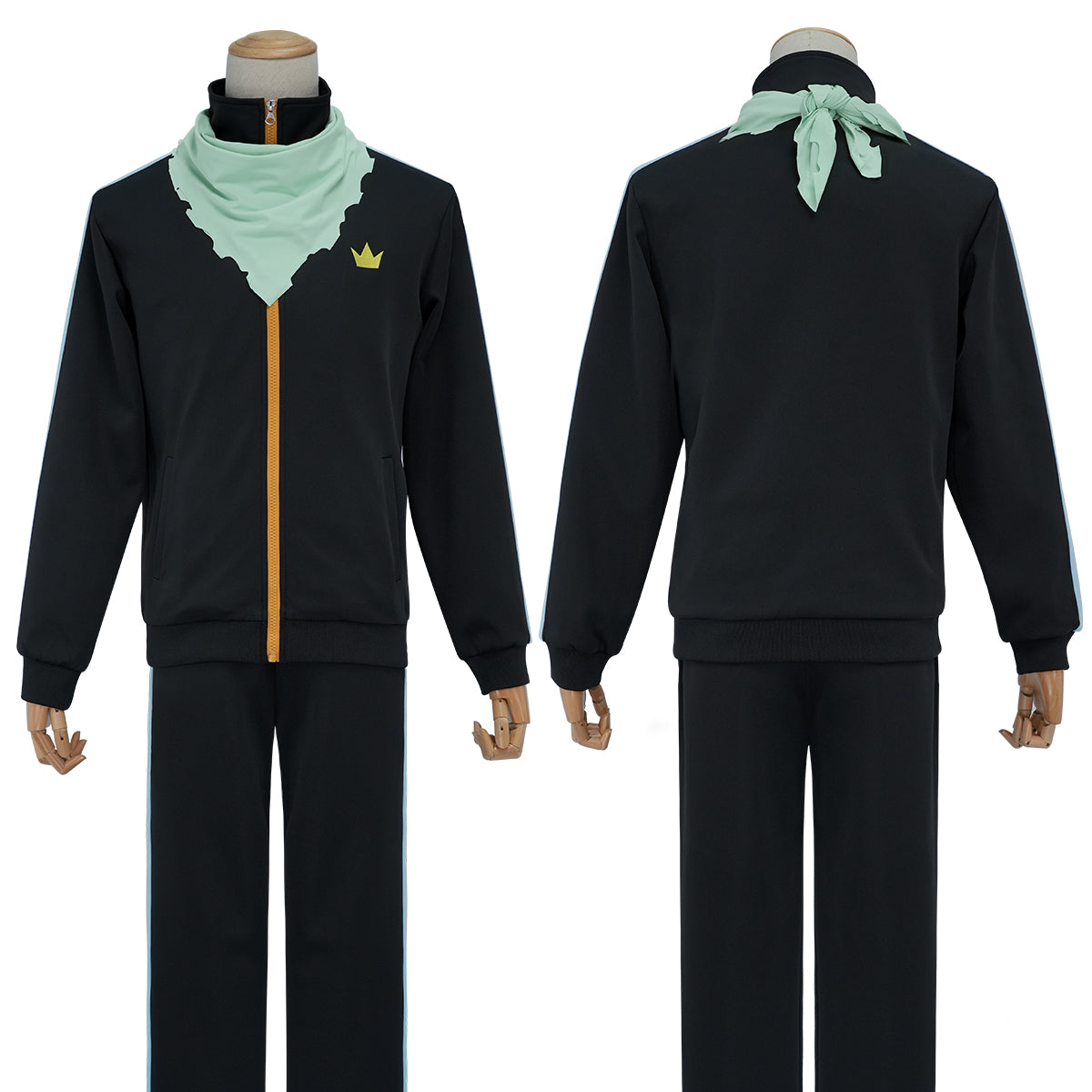 HOLOUN Noragami Anime Yato Cosplay Costume Embroidery Tracksuit Pants Scarf Daily Wearing  Halloween Christmas Gift