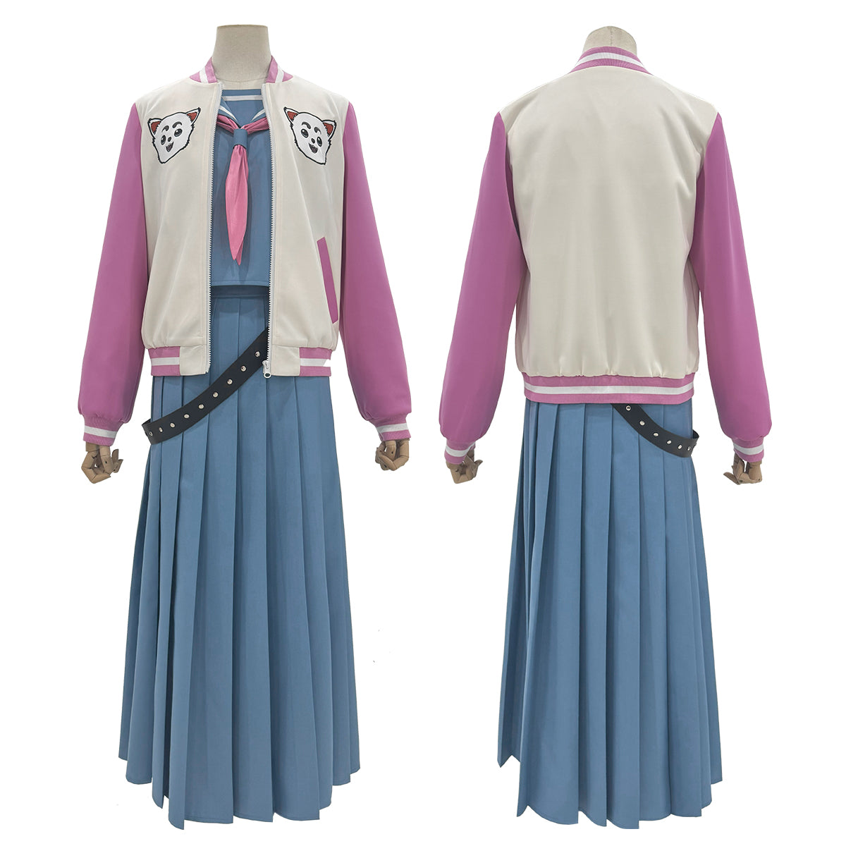 Pre-sale HOLOUN Gintama Anime Kagura Cosplay Costume Jacket Sailor Jk Uniform Halloween Christmas Animation Convention Latest Version