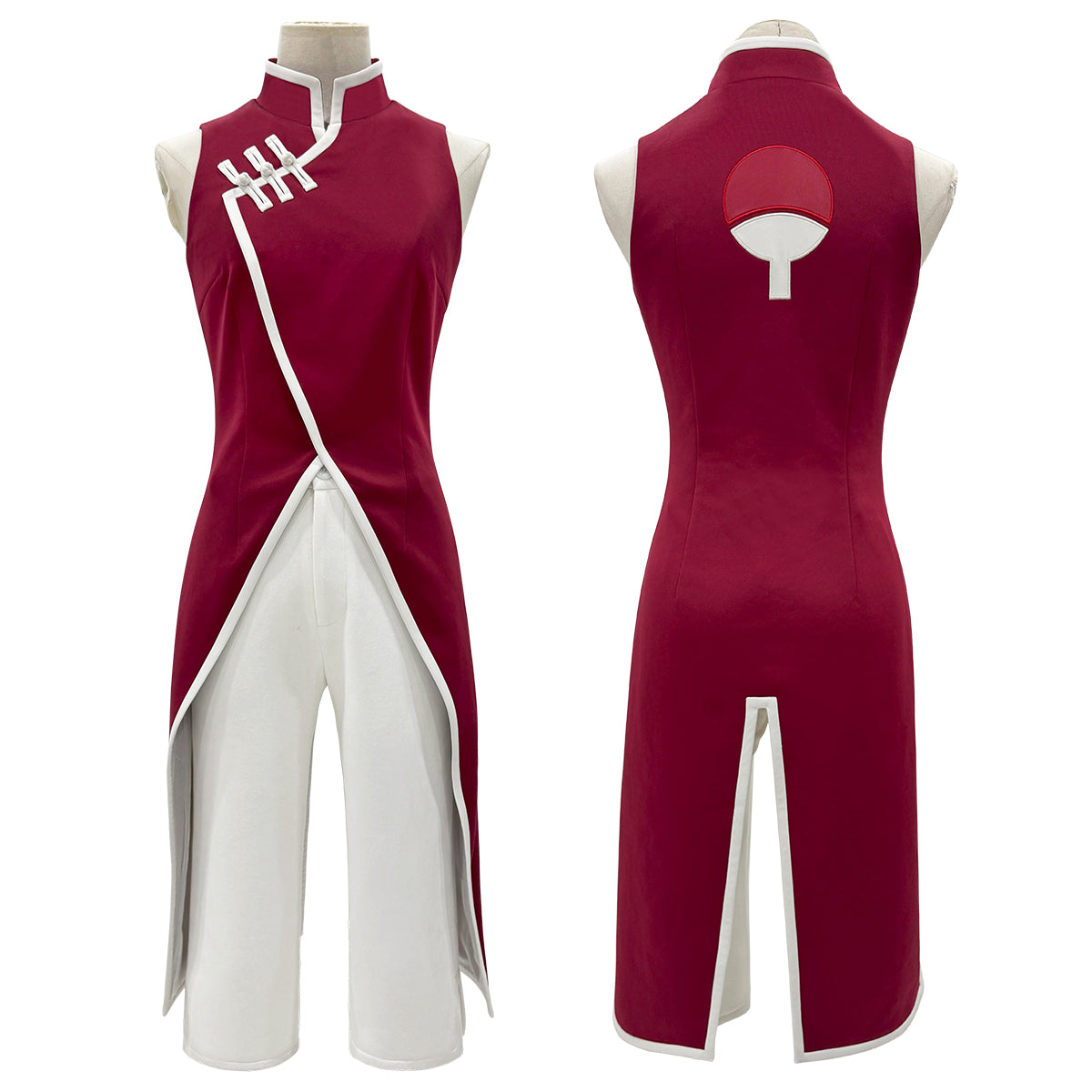 HOLOUN Anime Haruno Sakura Cosplay Costume Top Pants Halloween Christmas Animation Convention Gift