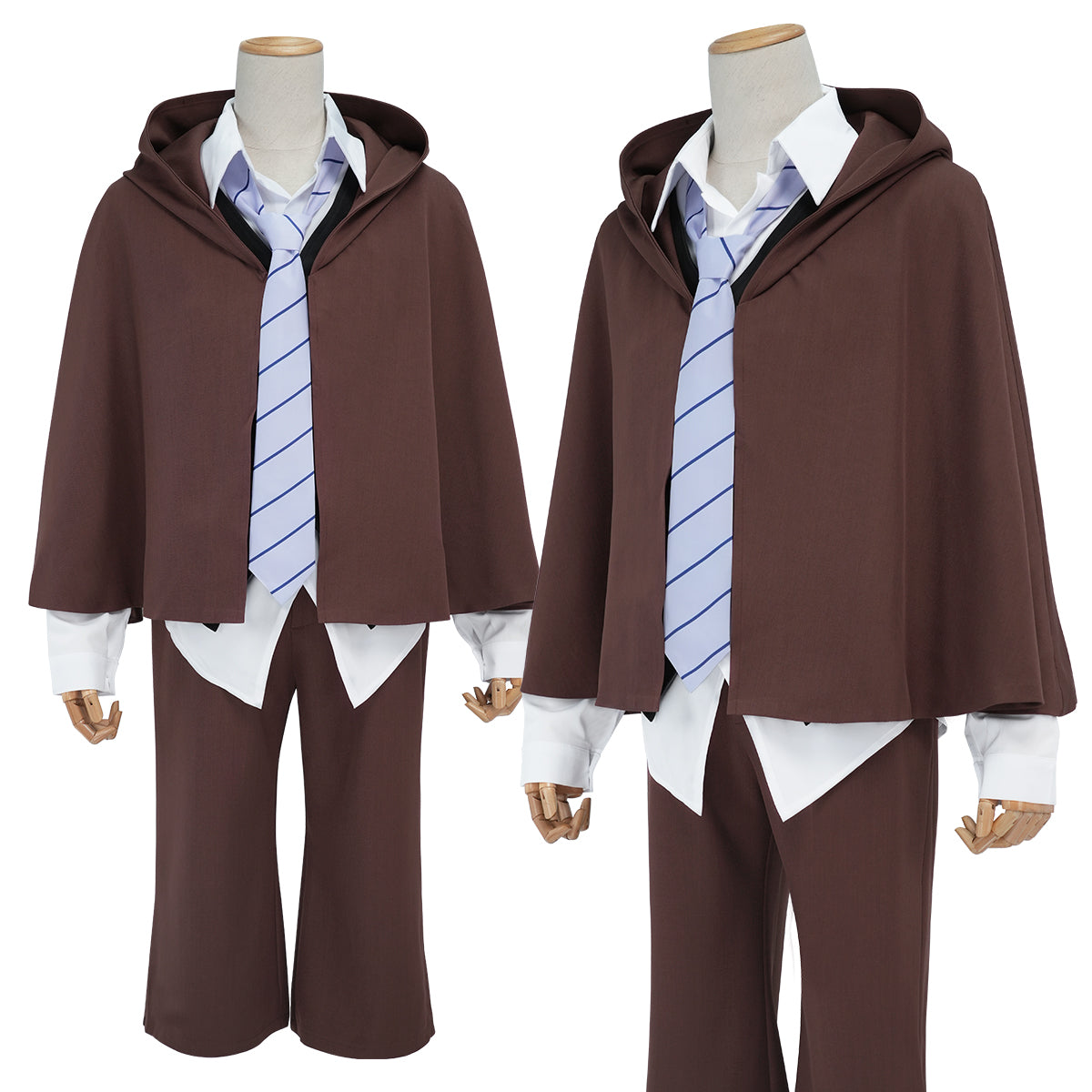 HOLOUN Bungo Anime Edogawa Rampo Cosplay Costume Cape Elastic Pants Shirt Vest Tie Hat Daily Wear Cos Convention Halloween Gift