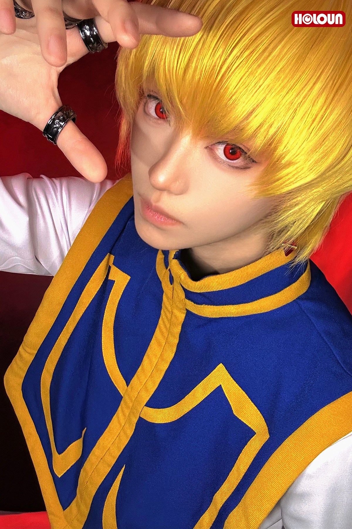 HOLOUN Hunter Anime Kurapika Cosplay Costume Cos Convention Halloween Christmas Gift