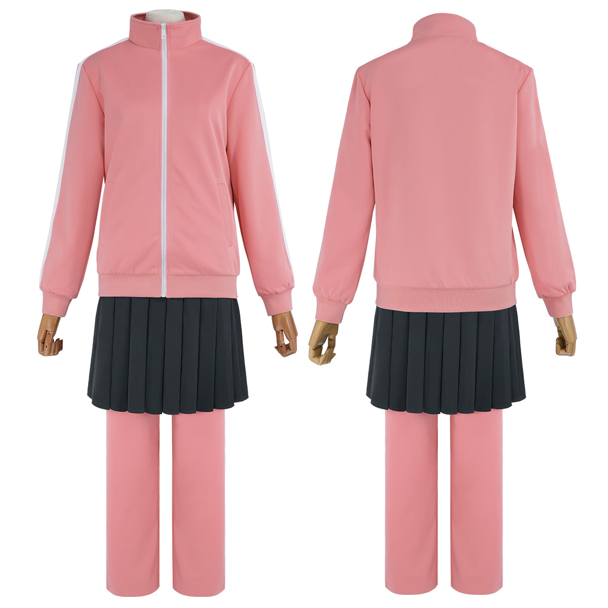 HOLOUN Bocchi The Rock Anime Gotoh Hitori Cosplay Costume Pink Tracksuit JK Skirt Pants T-shirt School Uniform Daily Wear