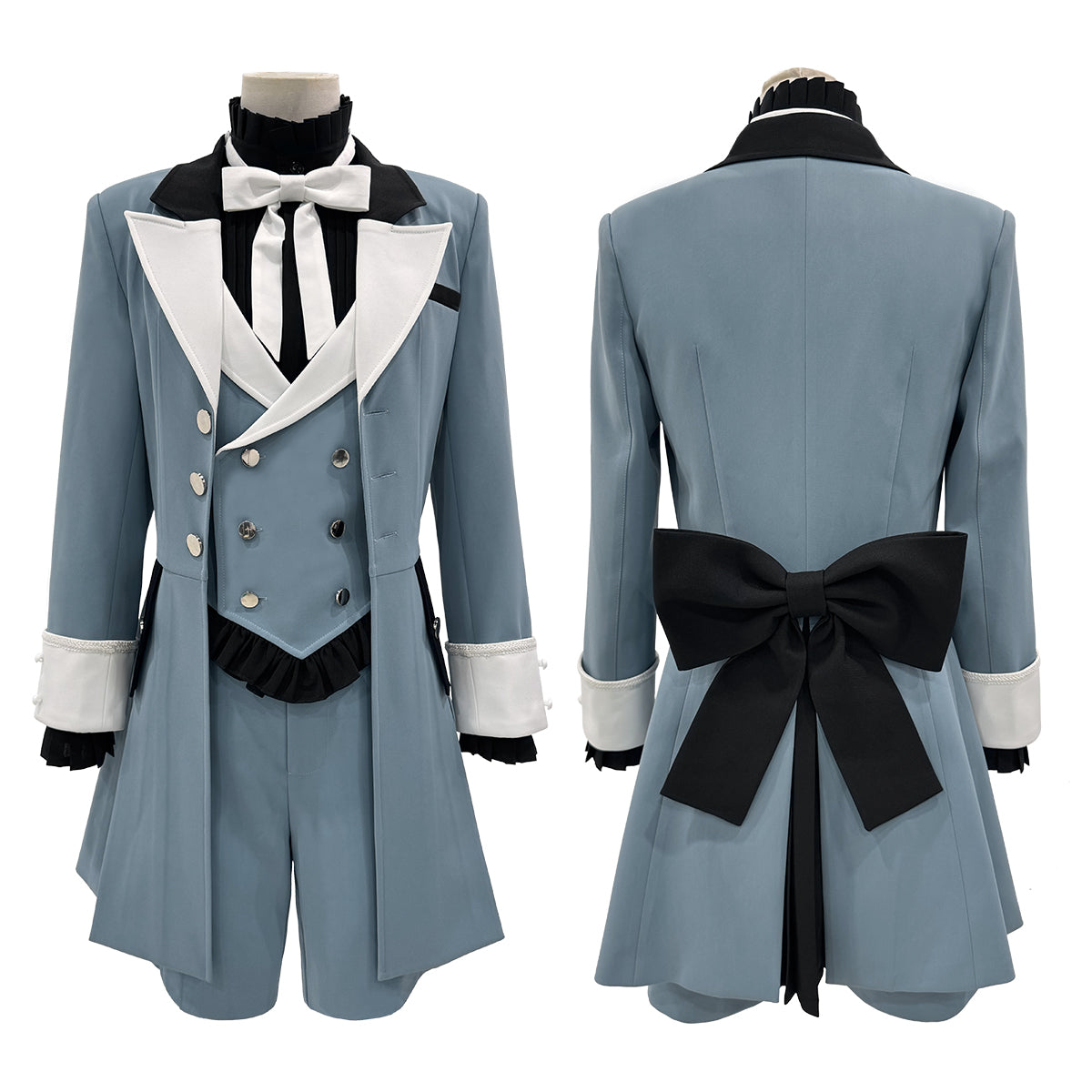 Pre-sale HOLOUN Anime Ciel Phantomhive Brother Cosplay Costume Coat Shorts Shirt Vest Animation Convention Halloween Christmas