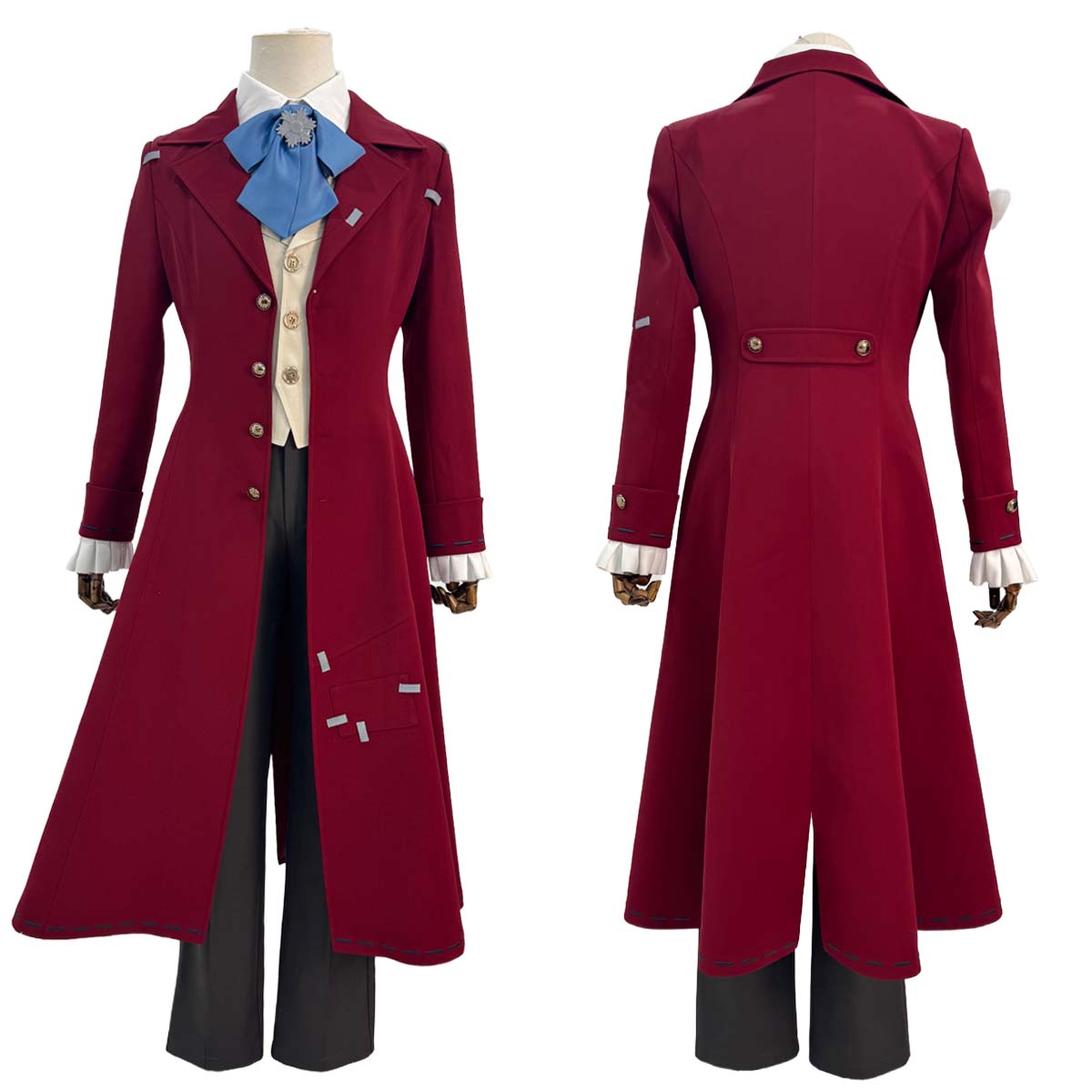 Pre-sale HOLOUN Identity V Game Composer Frederick Kreiburg Cosplay Costume Vest Shirt Tie Coat Pants Convention Halloween Christmas