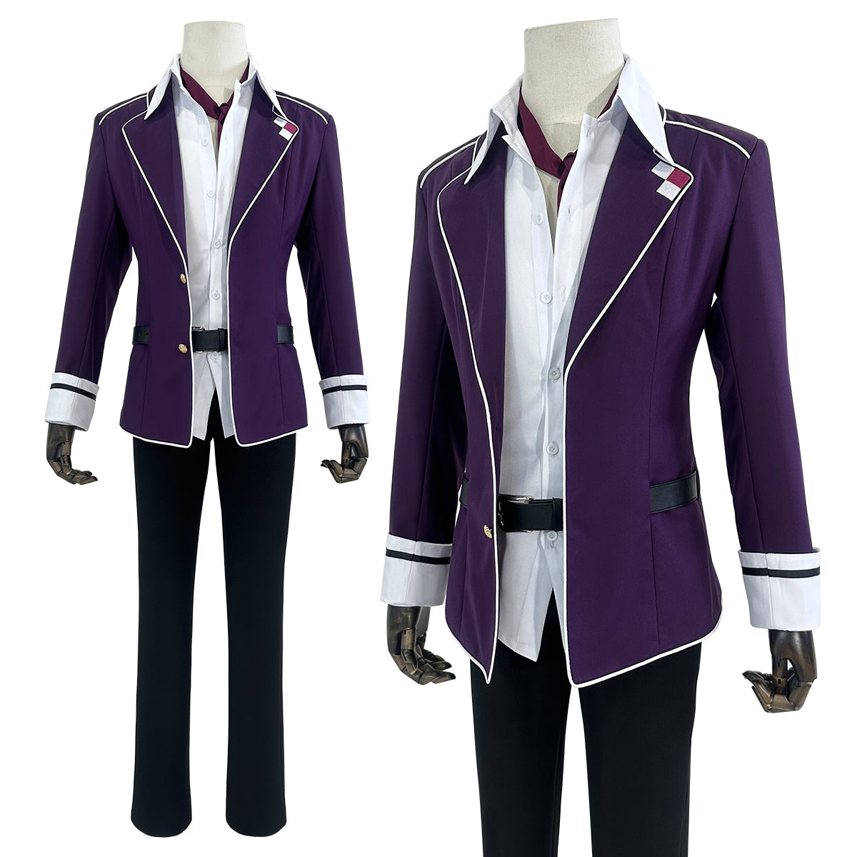 HOLOUN Diabolik Lovers Anime Sakamaki Ayat Cosplay Costume School Uniform Embroidery Suit Pants Shirt Tie Daily Wear Cos