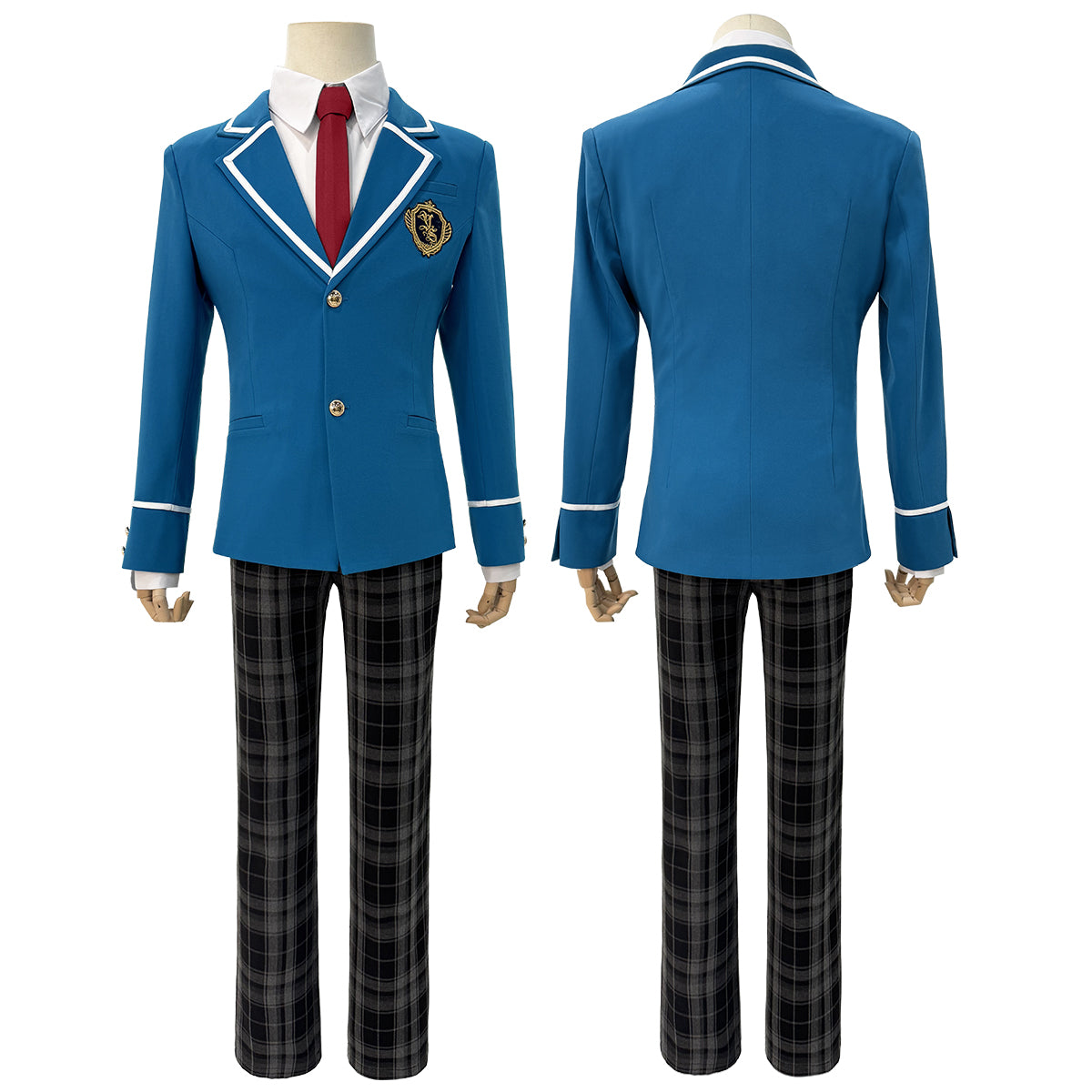 HOLOUN Ensemble Stars Game ShiratoriAira Hidaka Hokuto Sakuma Rei CosplayCostume Embroidery Suit Pants Shirt Tie Daily Wearing