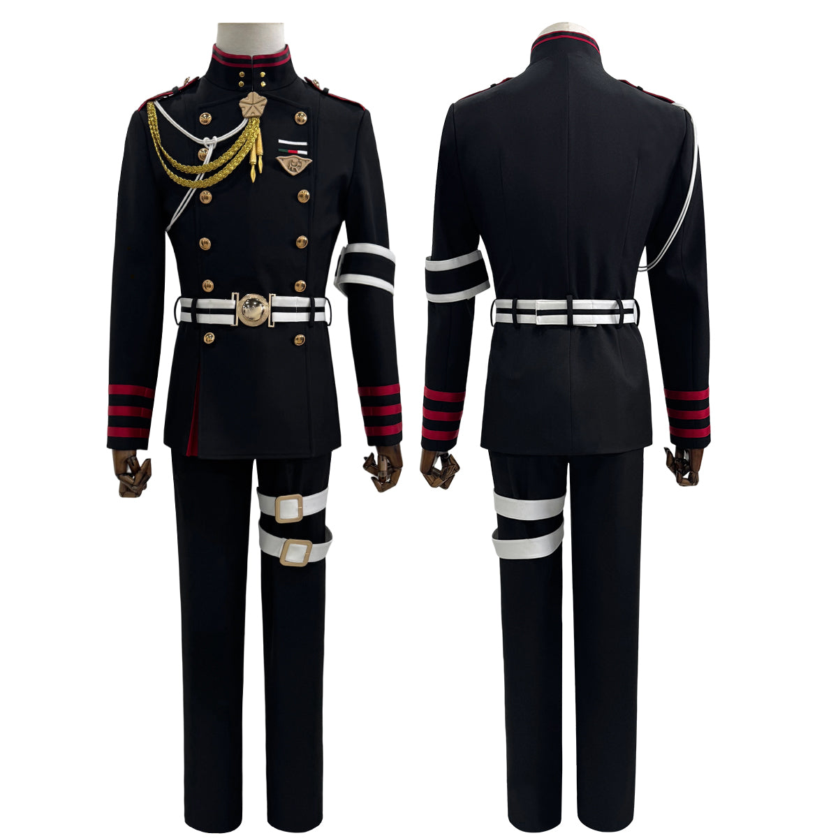 Pre-sale HOLOUN Seraph Of The End Anime Guren Ichinose Cosplay Costume Coat Pants Belt Uniform Halloween Christmas Convention