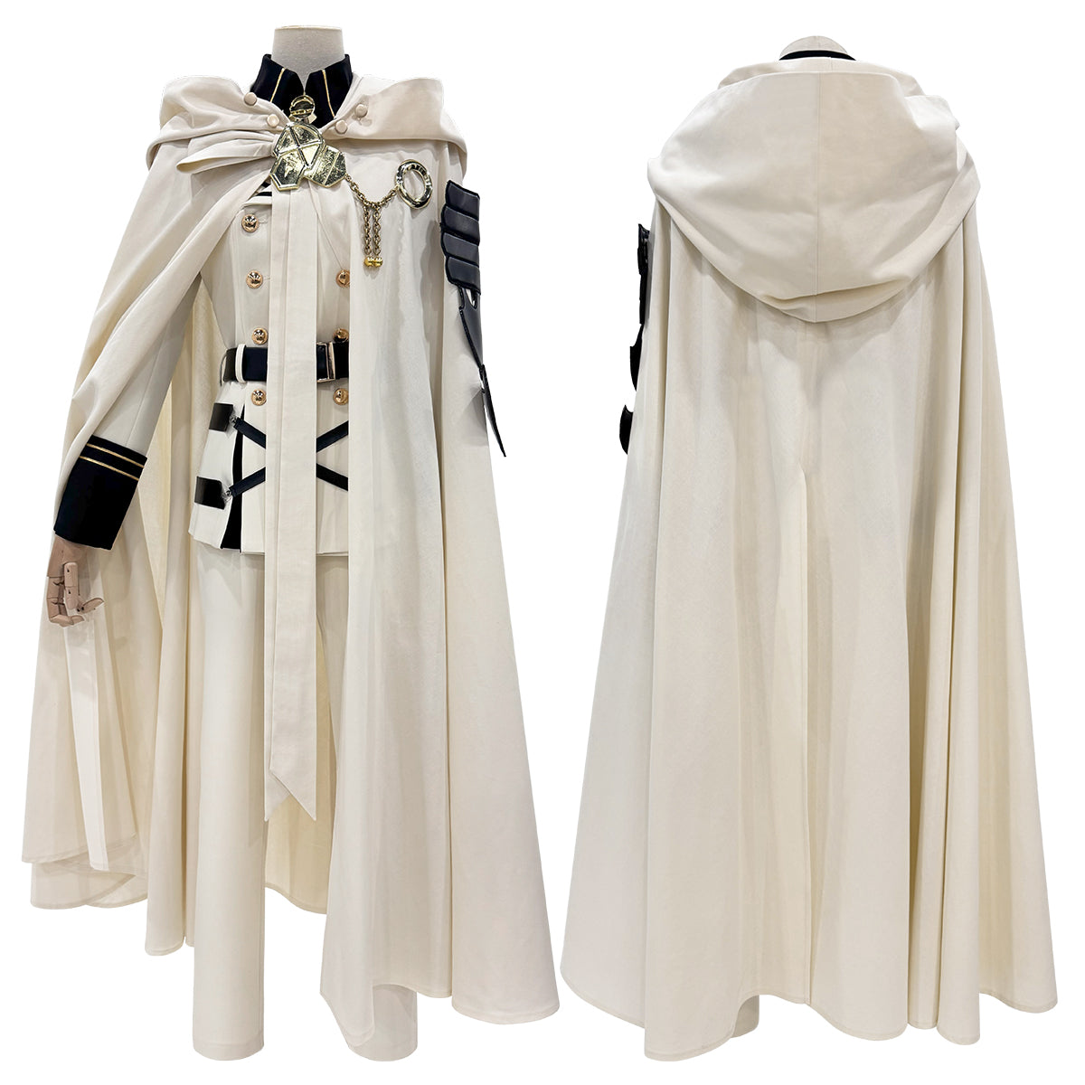 Pre-sale HOLOUN Seraph Of The End Anime Mikaela Hyakuya Cosplay Costume Cloak Jacket Pants Shirt Halloween Christmas Convention