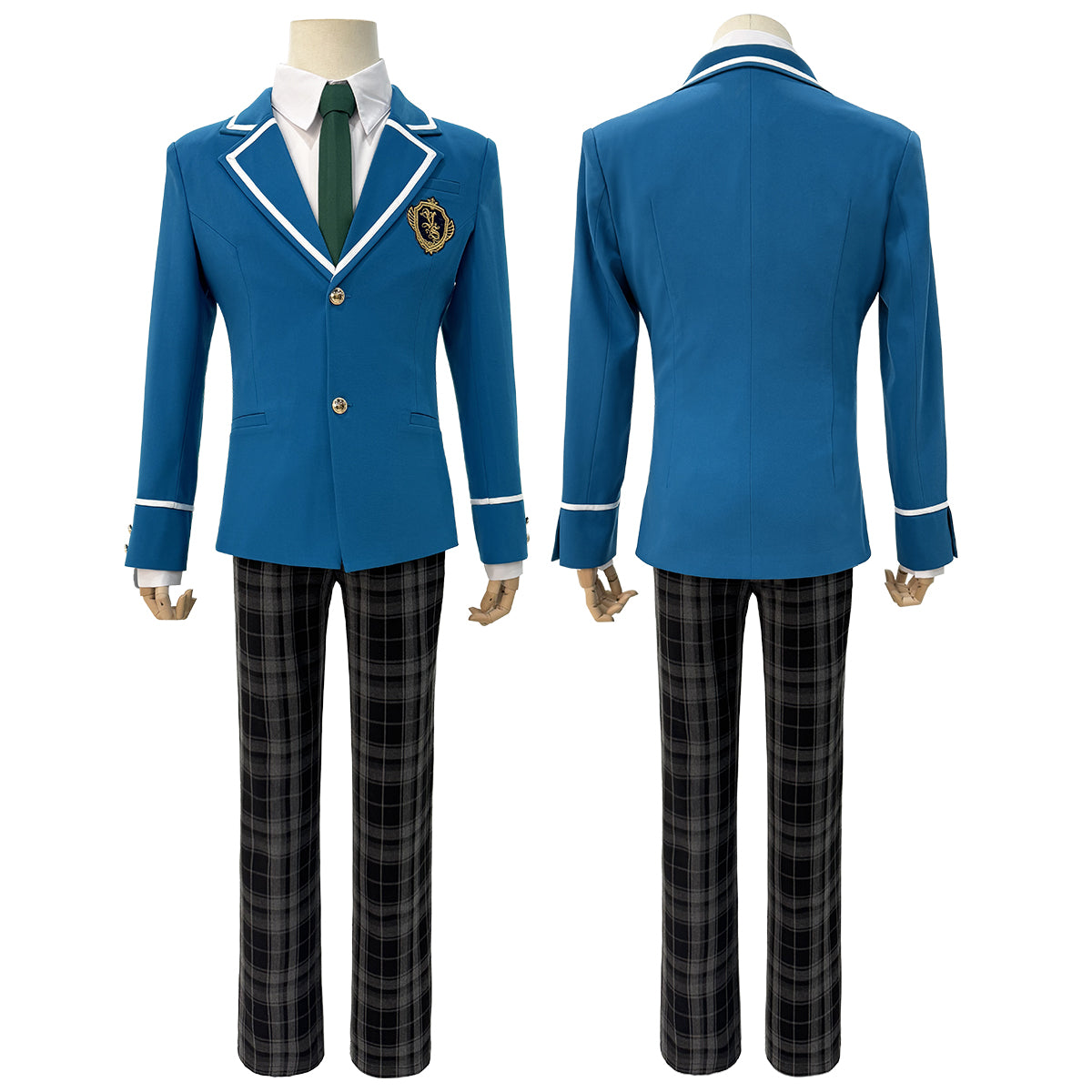 HOLOUN Ensemble Stars Game ShiratoriAira Hidaka Hokuto Sakuma Rei CosplayCostume Embroidery Suit Pants Shirt Tie Daily Wearing