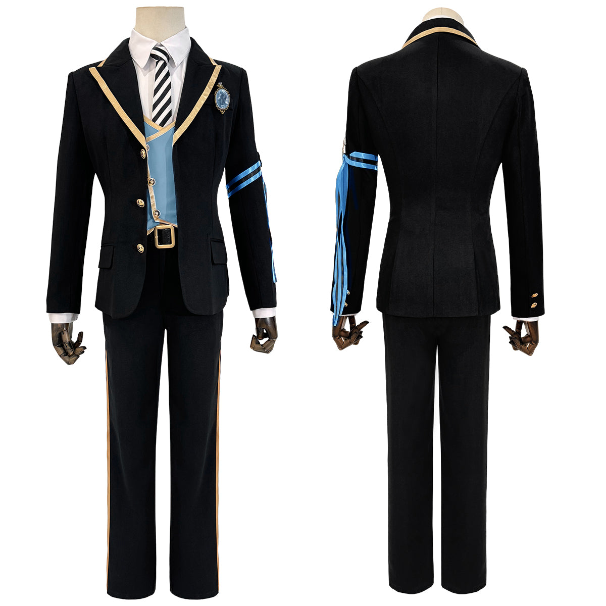 HOLOUN Twisted Wonderland Game ‌‌‌‌Ignihyde Cosplay Costume School Uniform Suit Vest Shirt Tie