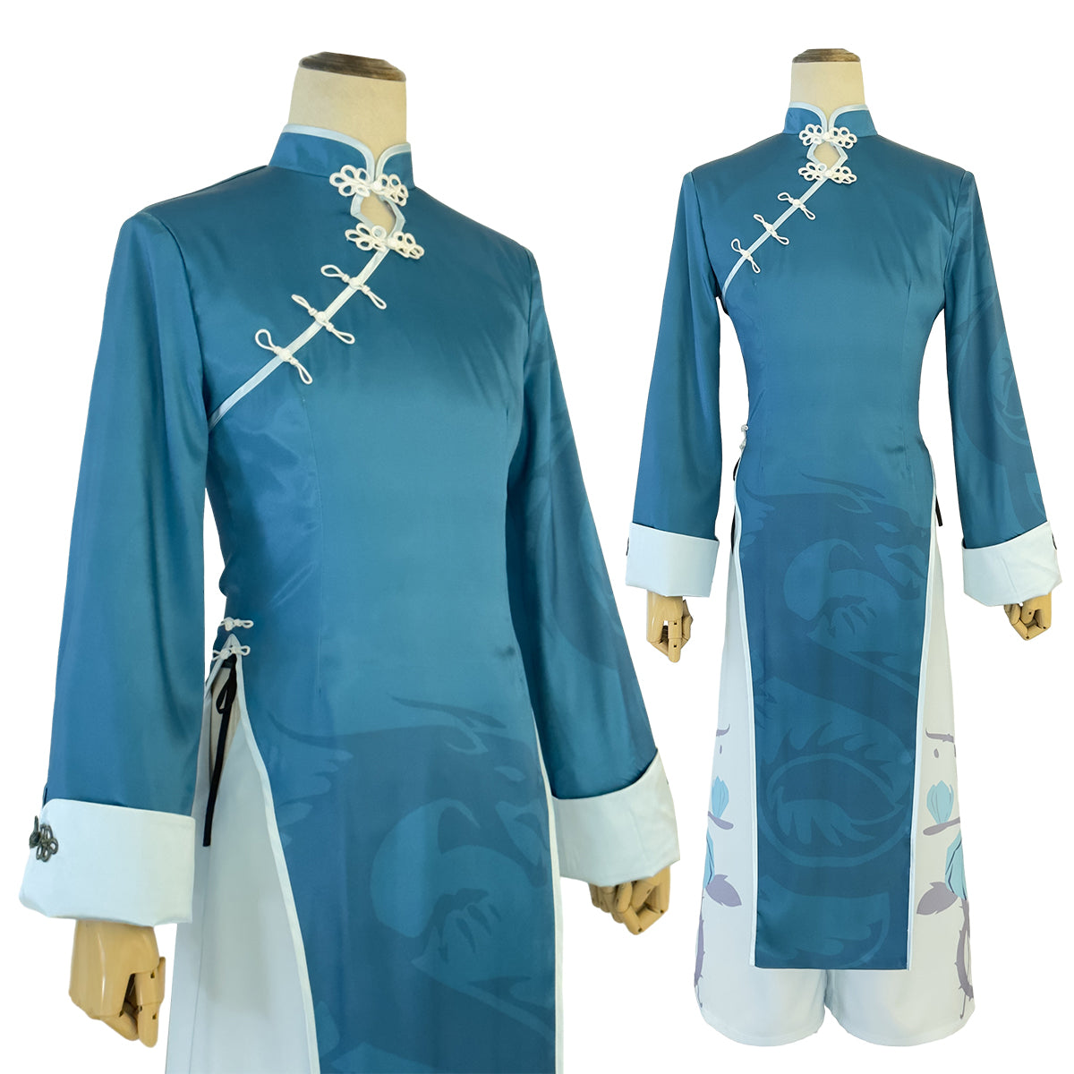 HOLOUN Blue Lock Anime Kaiser Cosplay China Costume Wig Kung Fu Tang Suit Halloween