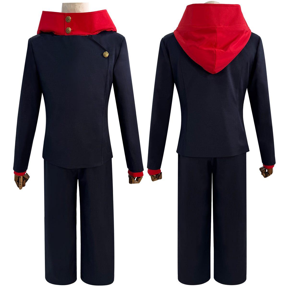 HOLOUN Anime Itadori Yuji  Yuta Okkotsu Cosplay Costume Wig Jacket Pants Upgraded version Halloween Christmas Convention Gift