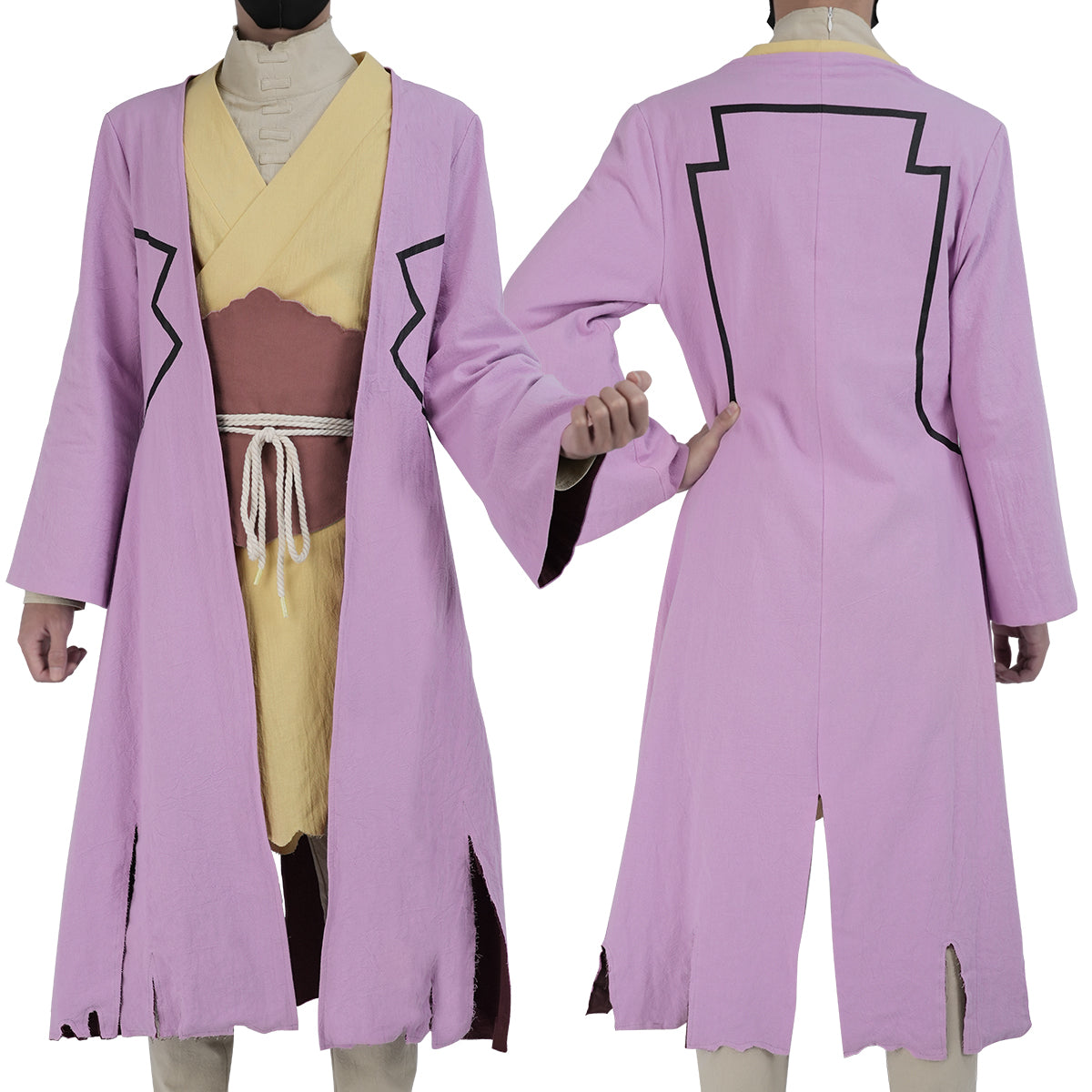 HOLOUN Dr.STONE Anime Asagiri Gen Cosplay Costume Pants Top Animation Convention 2025 Halloween Christmas Gift