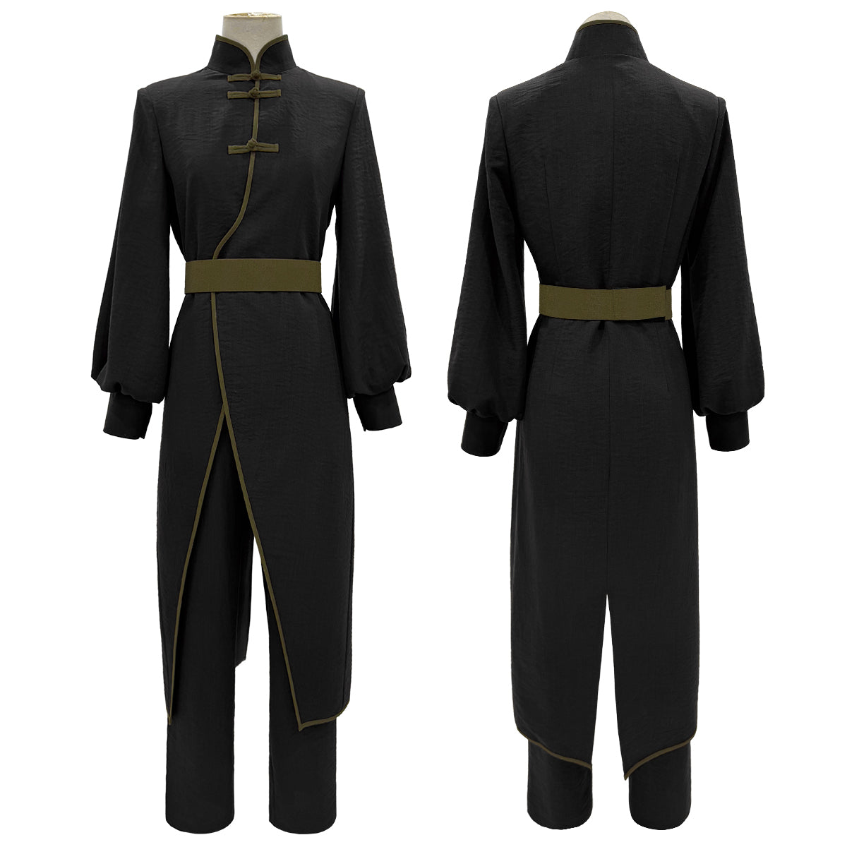 Pre-sale HOLOUN Xiao Hei Anime Luye Cosplay Costume Black KungFu Top Pants Belt Animation Convention Halloween Christmas Gift
